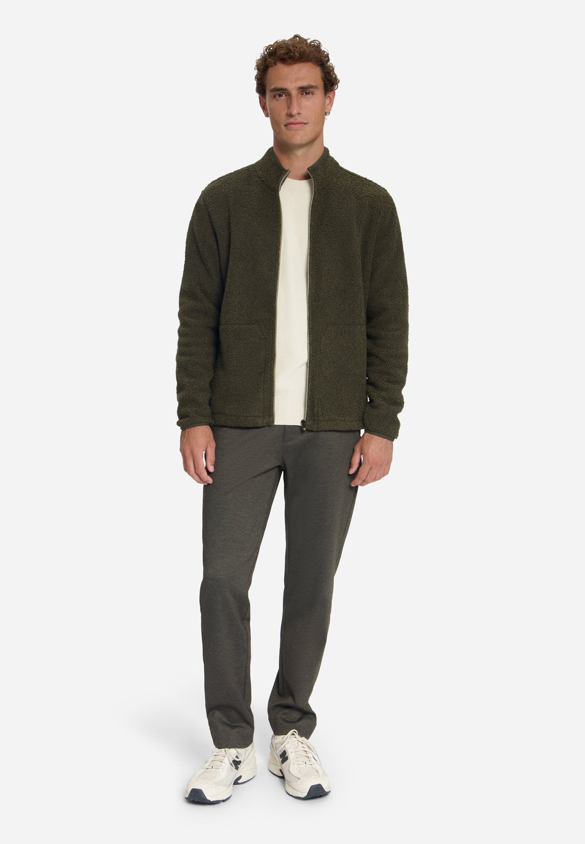 No Excess Herren Pullover Stone