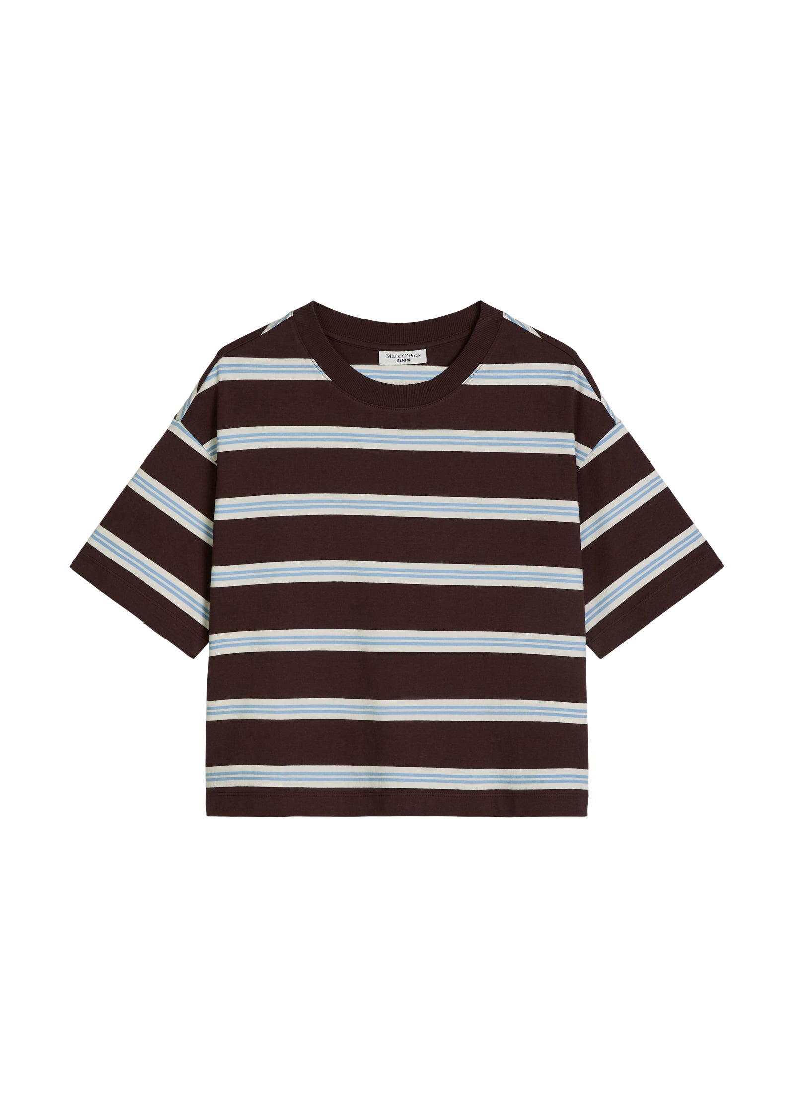 Marc O`Polo denim Damen T-Shirts Dark Brown_Mult