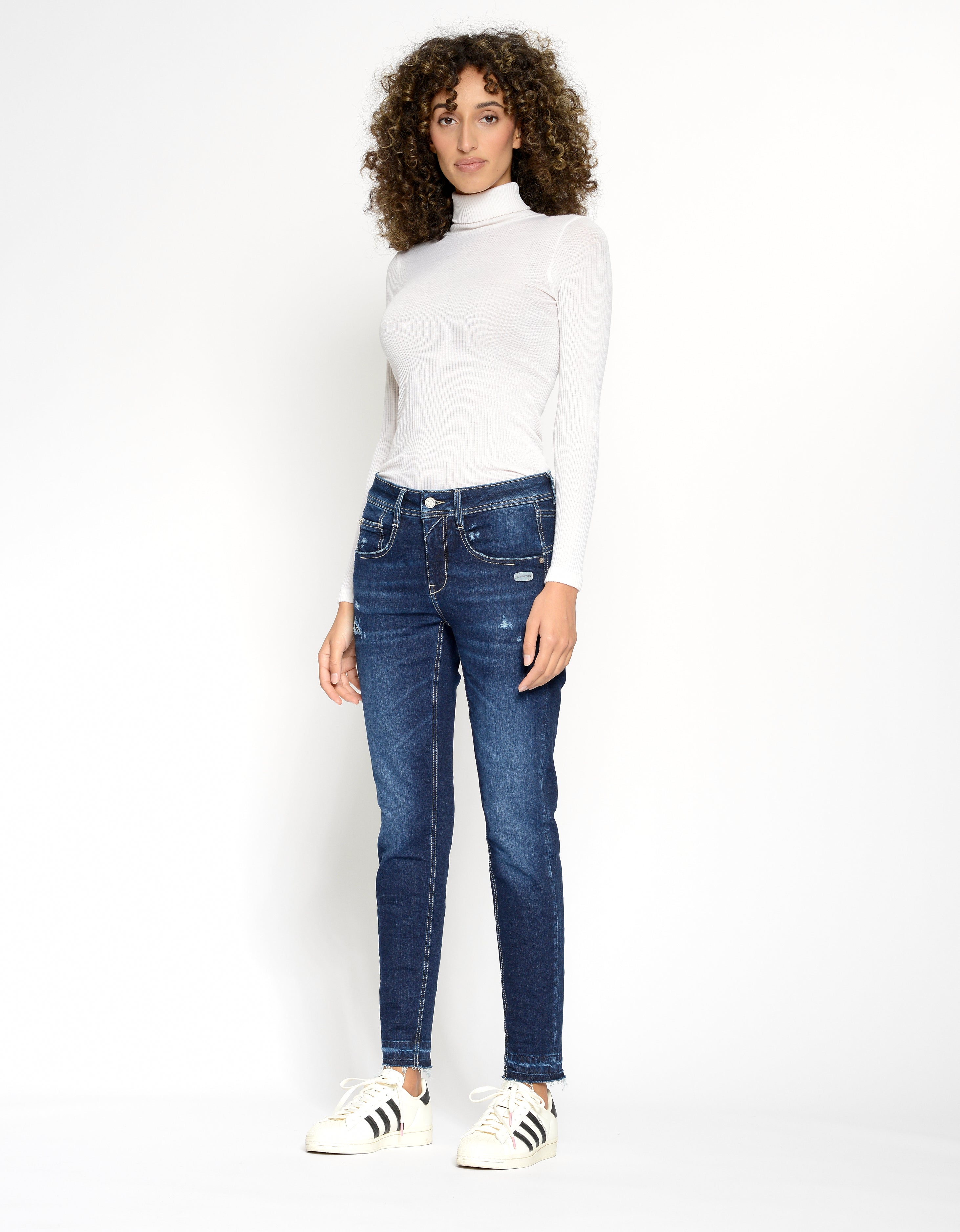 Gang Damen Jeans  Indigo Des