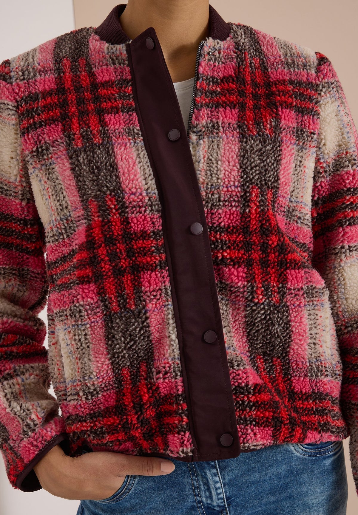 Cecil Damen Blazer  Berry Red