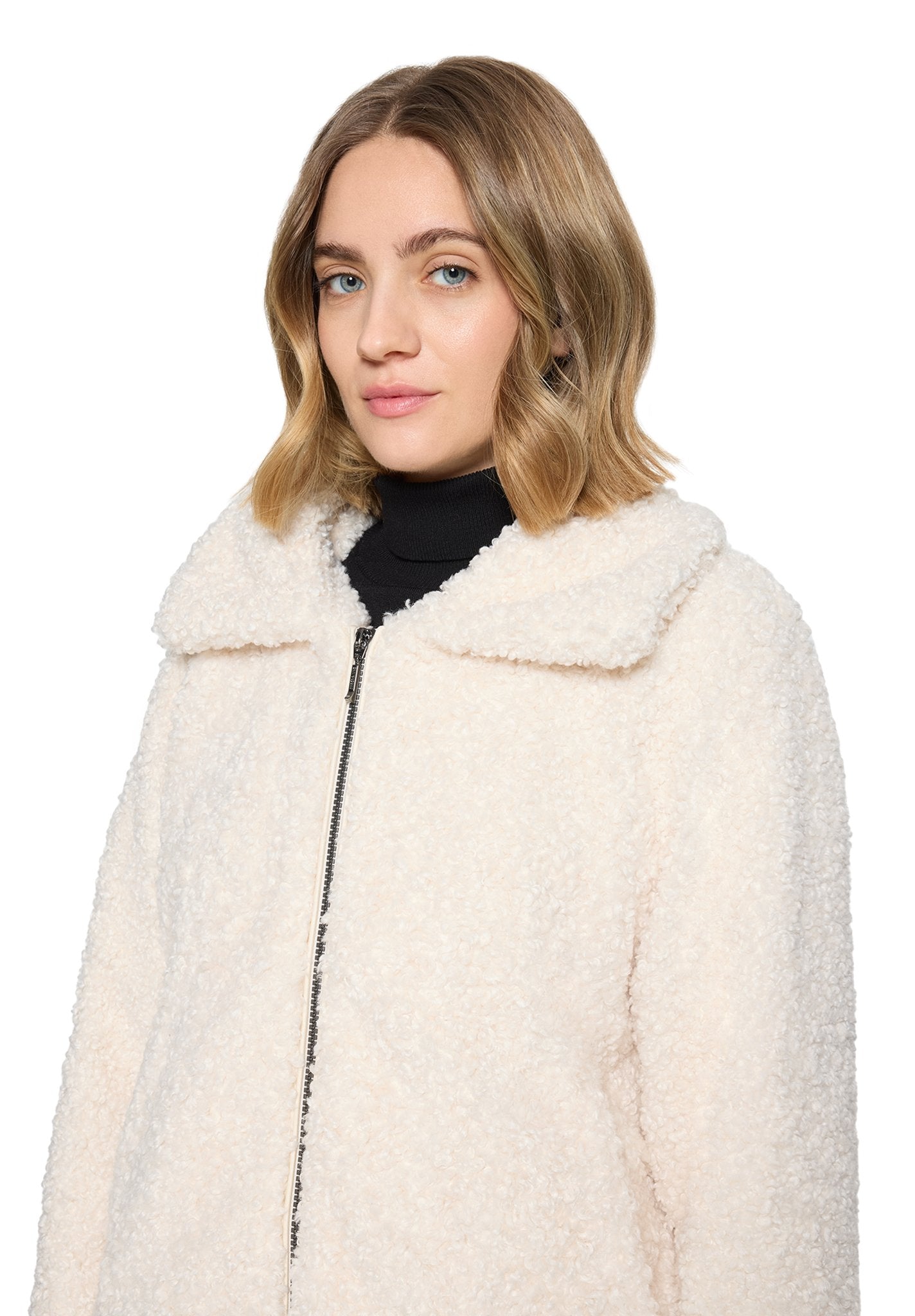 Amber & June Damen Jacken Pearl Crea
