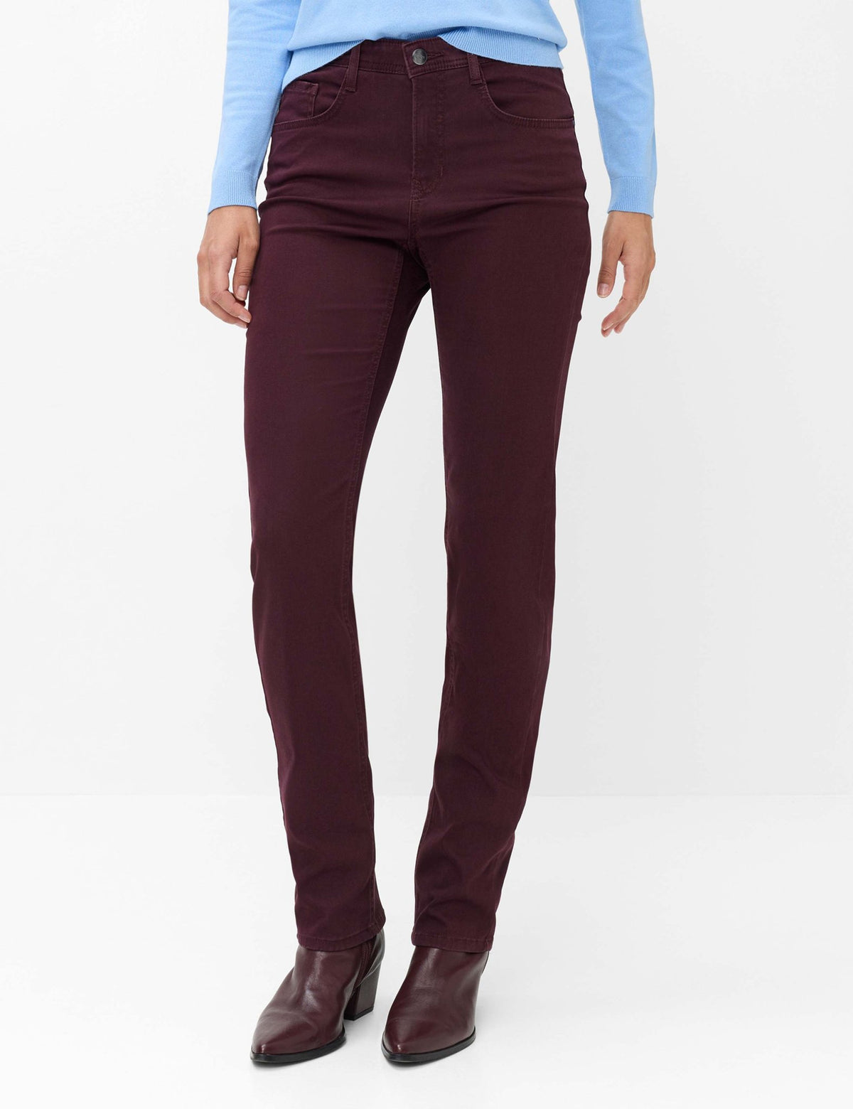Brax Damen Hosen Blackberry Viol