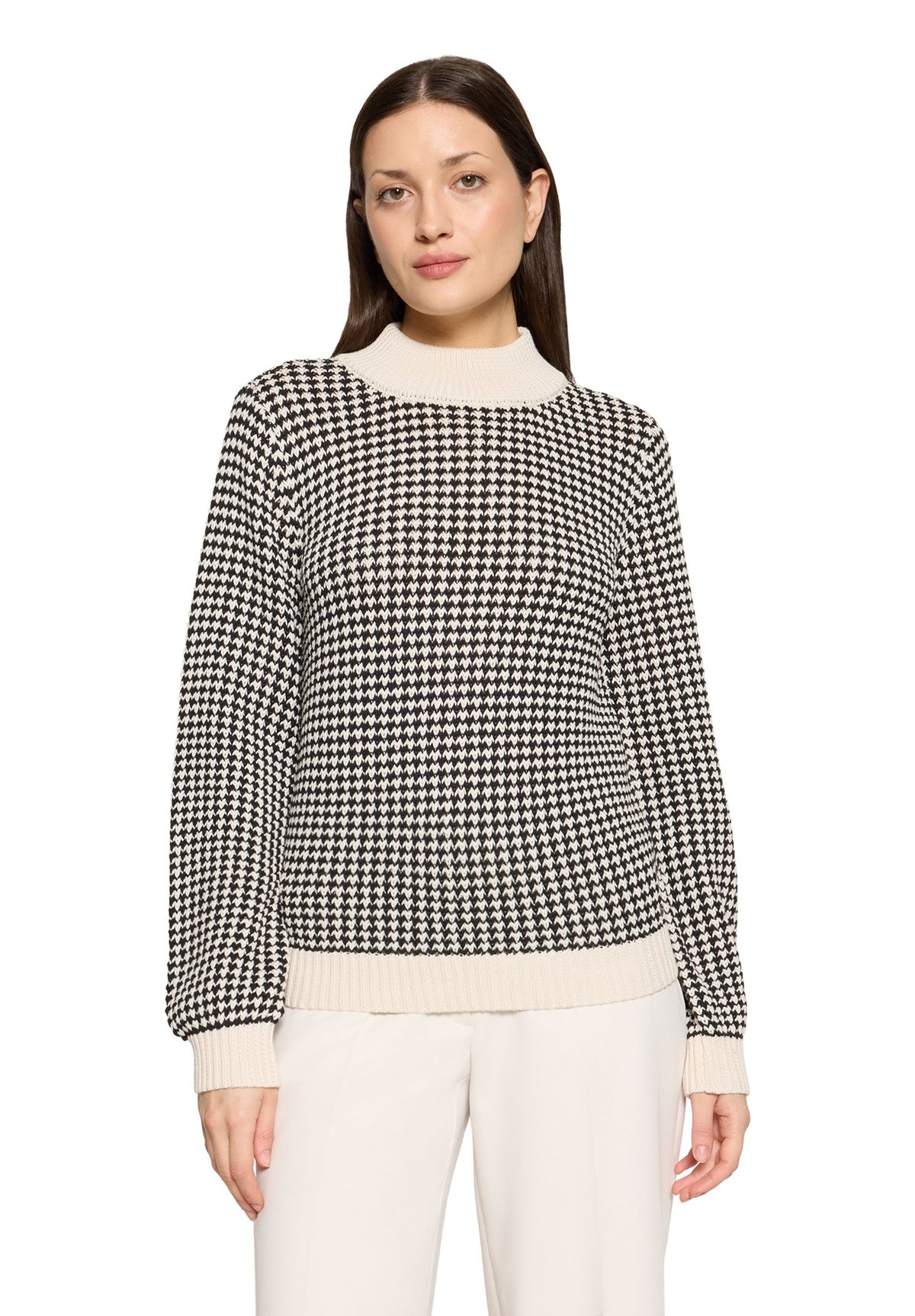 Betty & Co Damen Pullover Cream/Black