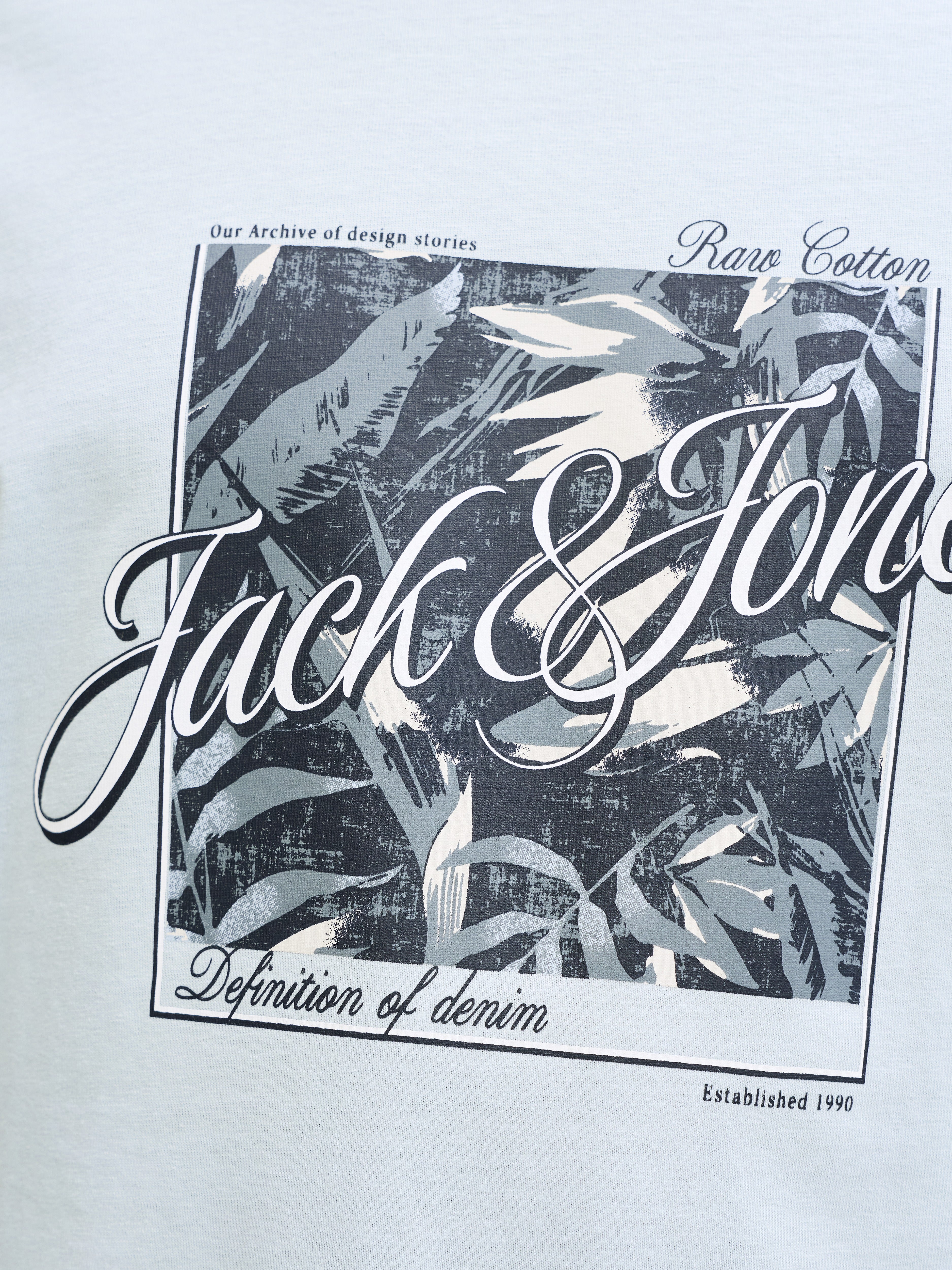 Jack & Jones Herren T-Shirts kurz Celestial Blue