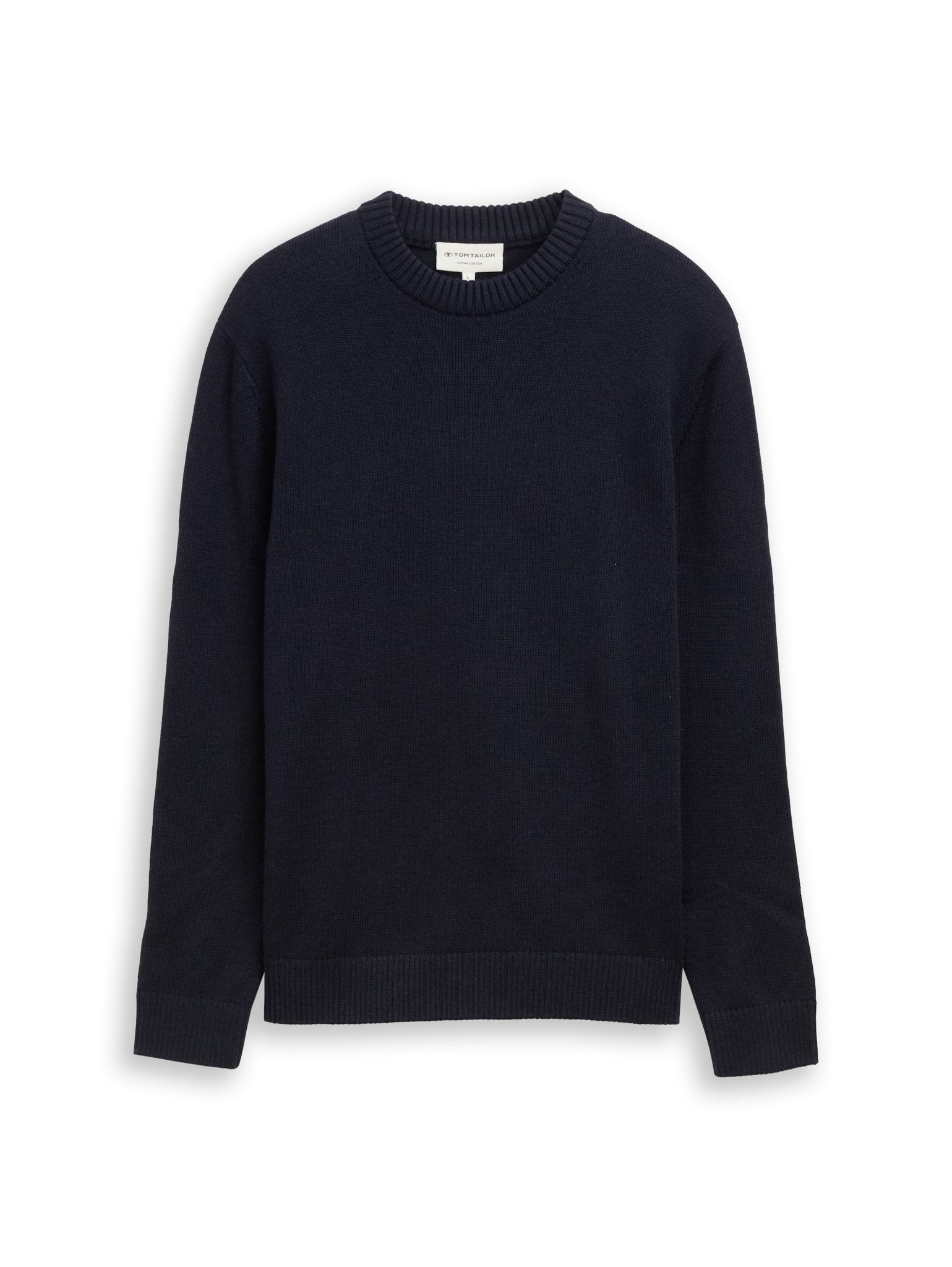 Tom Tailor Herren Pullover Knitted Navy Me