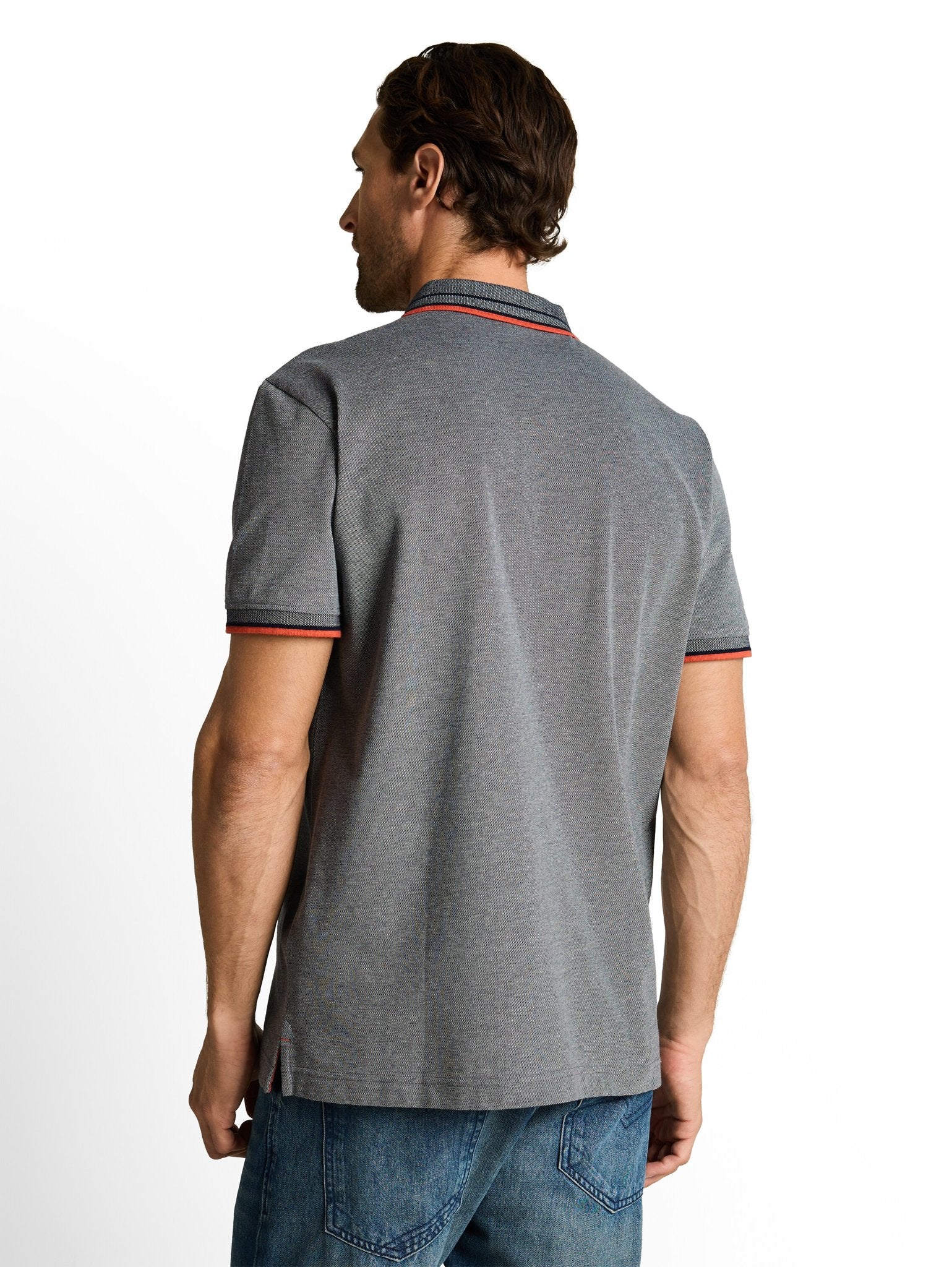 Tom Tailor Herren Polo-Shirts Greyish Green T