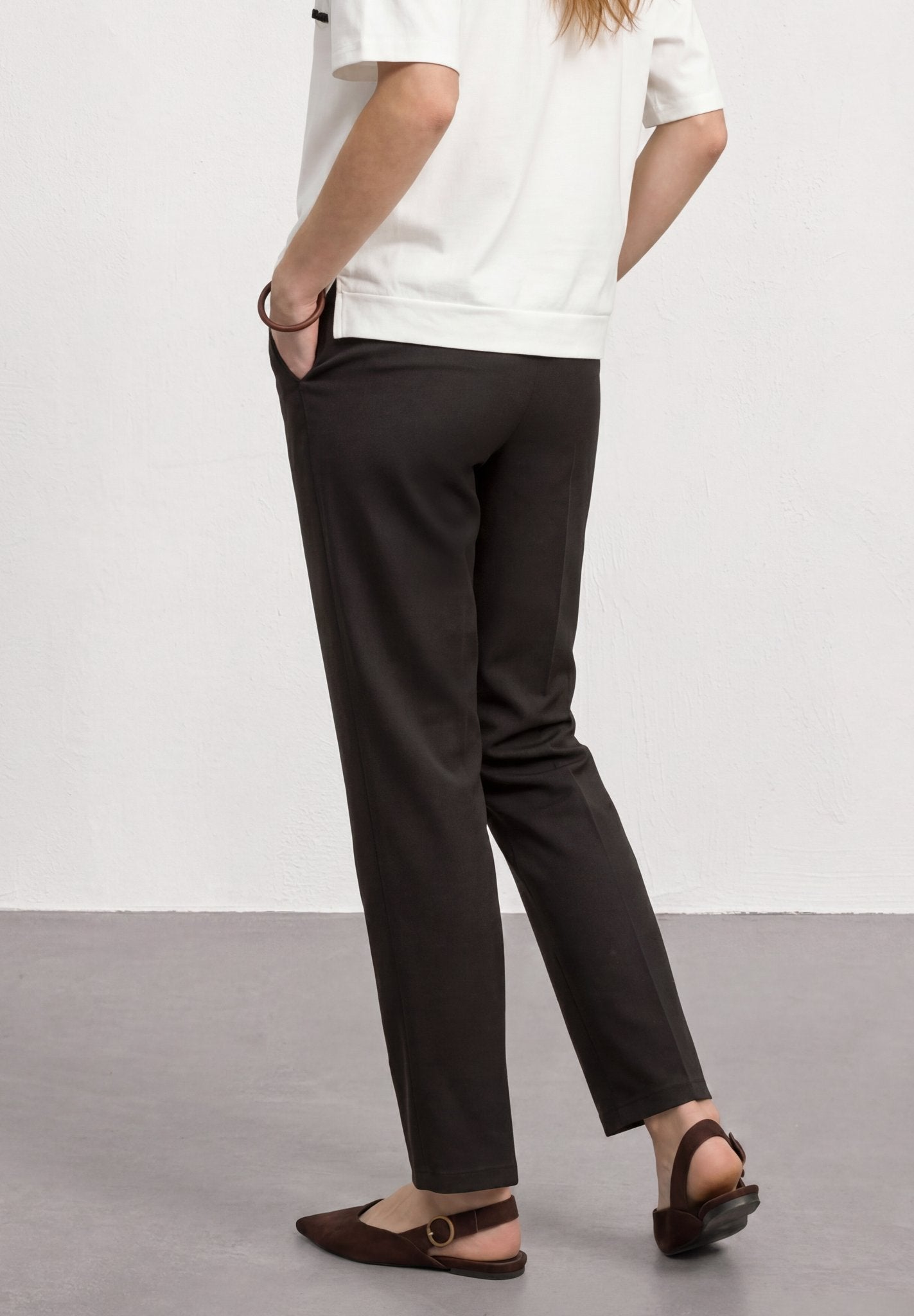 Street One Damen Hosen  Black Cof