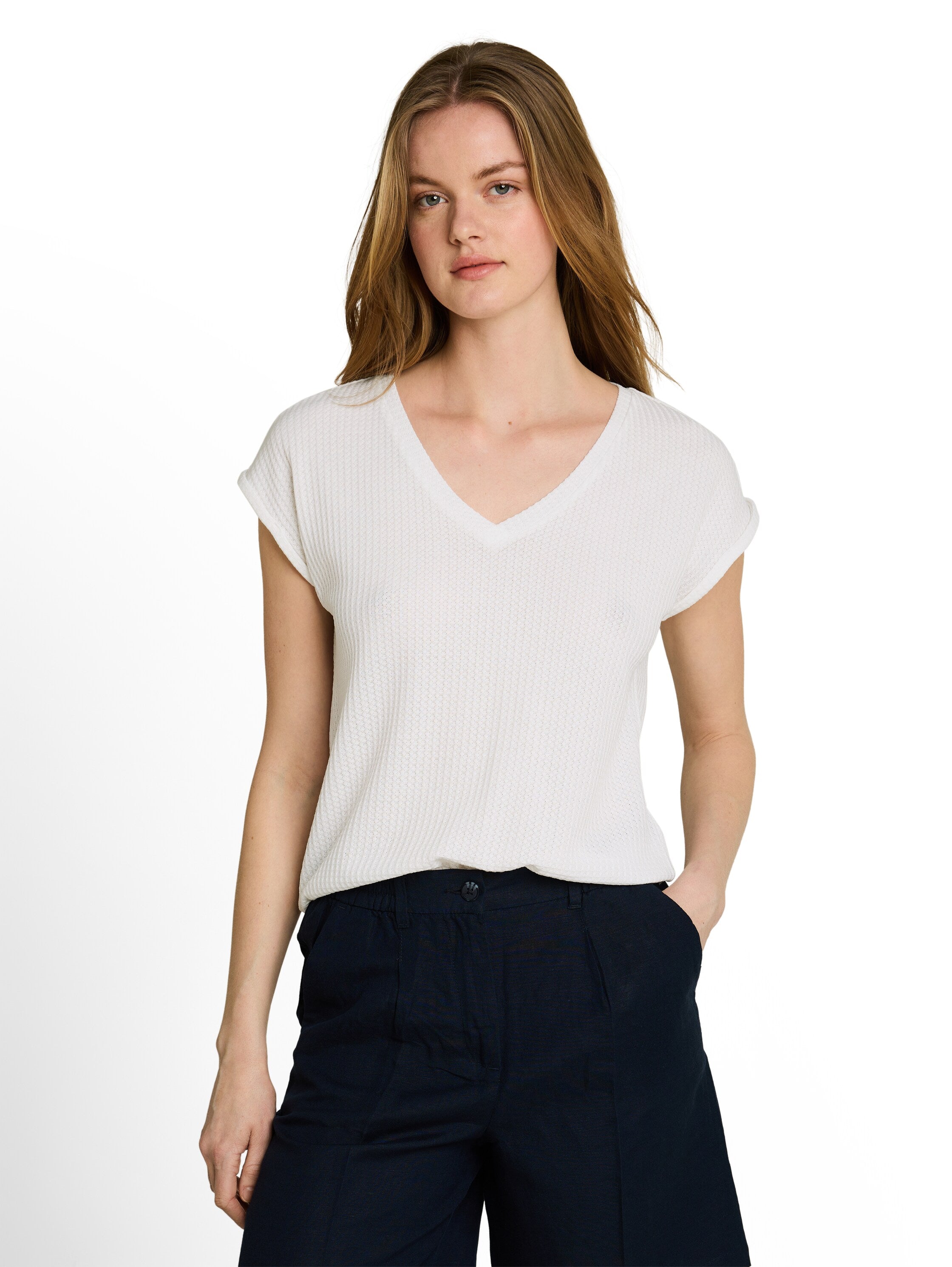 Tom Tailor denim Damen T-Shirts Off White