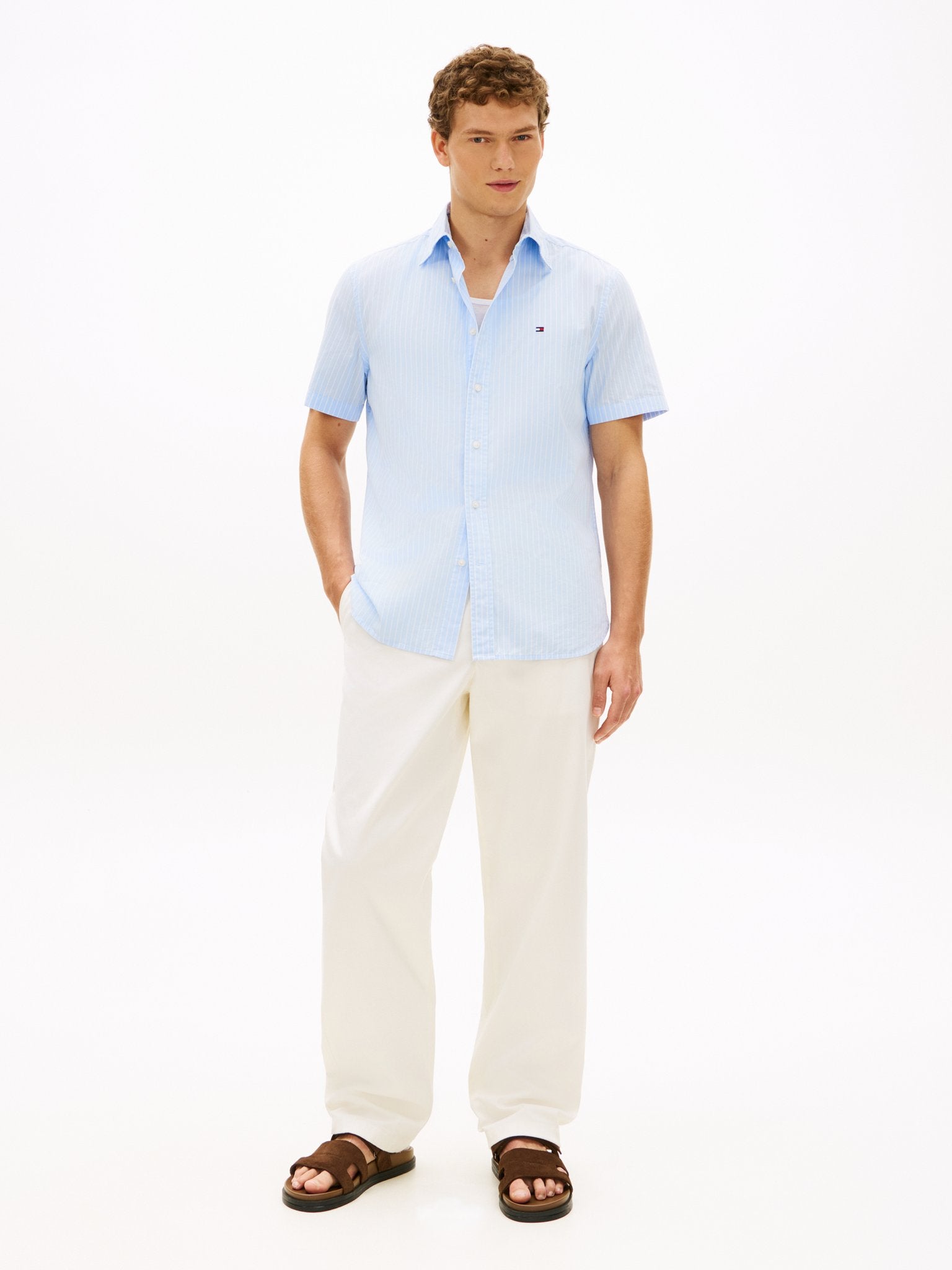Tommy Hilfiger Herren T-Shirts kurz A Blue