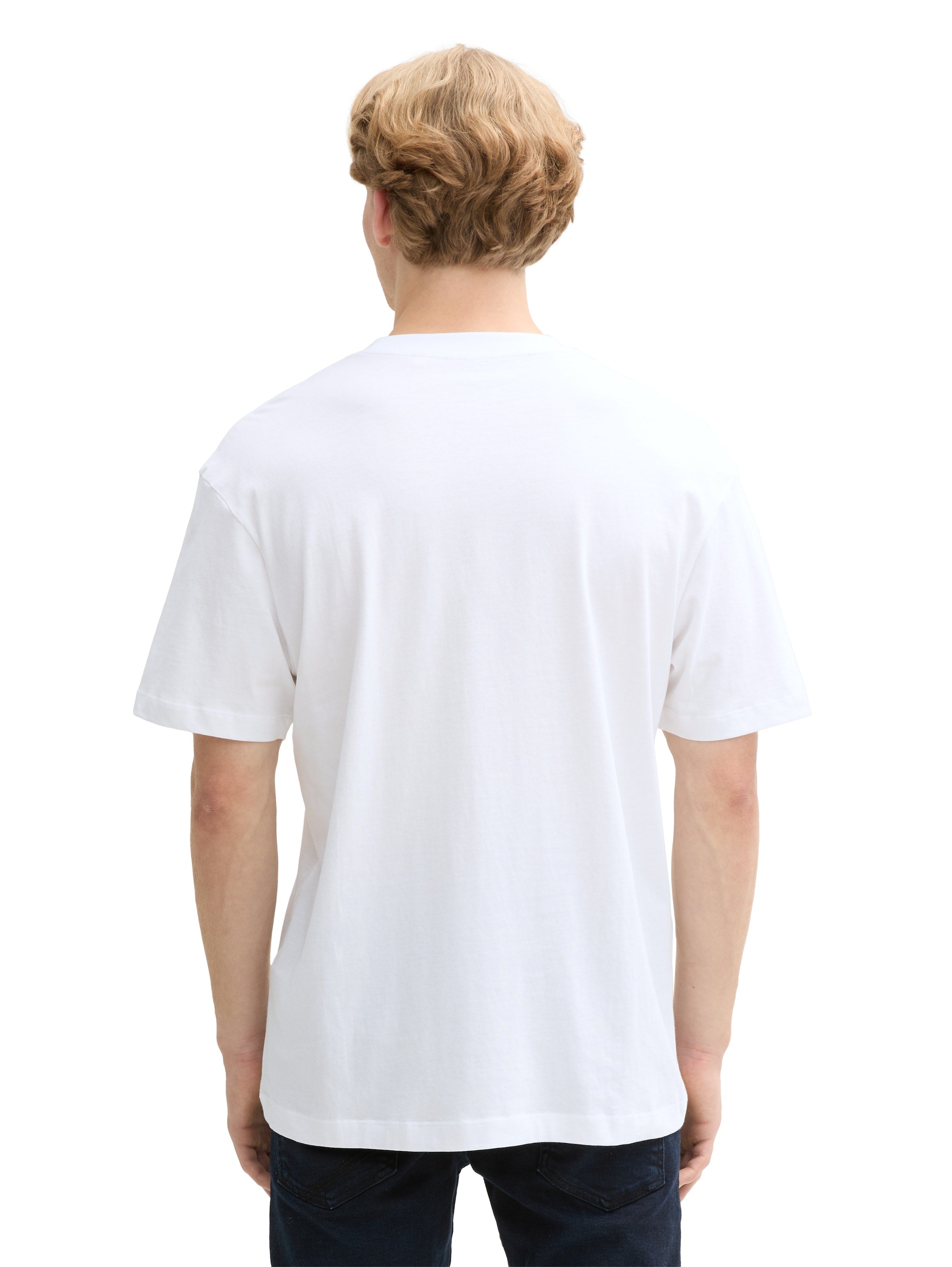 Tom Tailor denim Herren T-Shirts kurz White