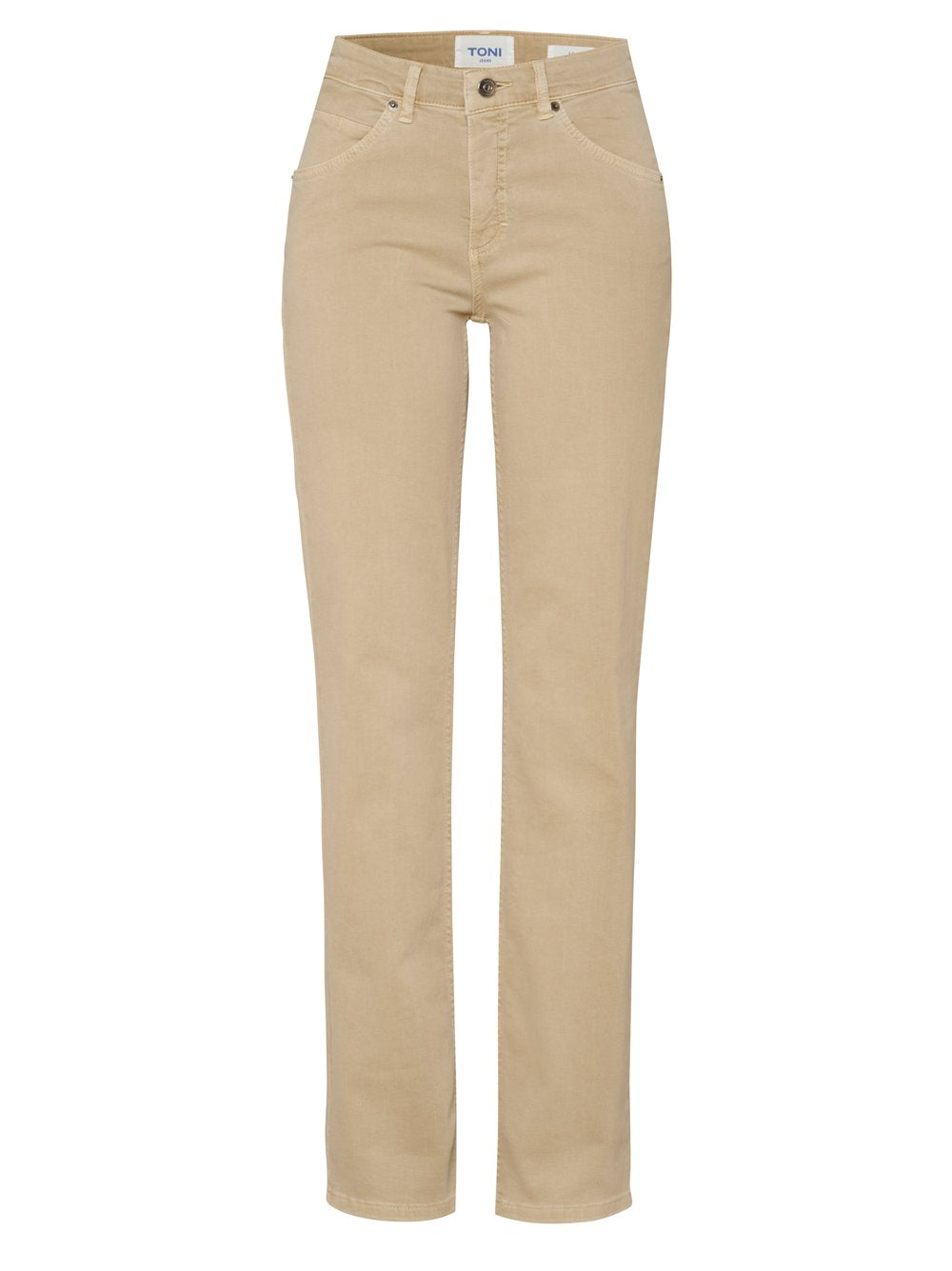 Toni Dress Damen Jeans Cream Beige