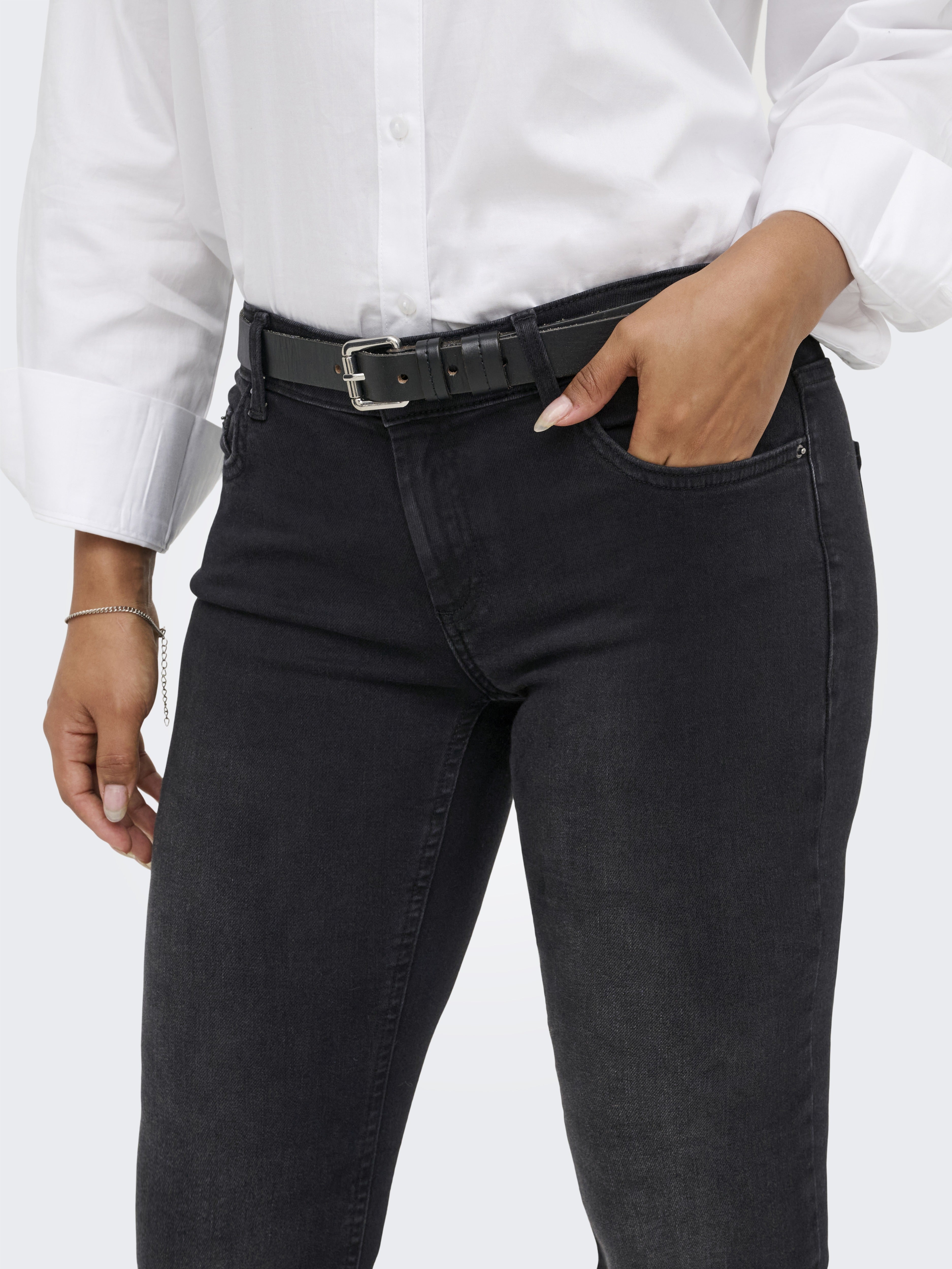 only Damen Jeans Washed Black