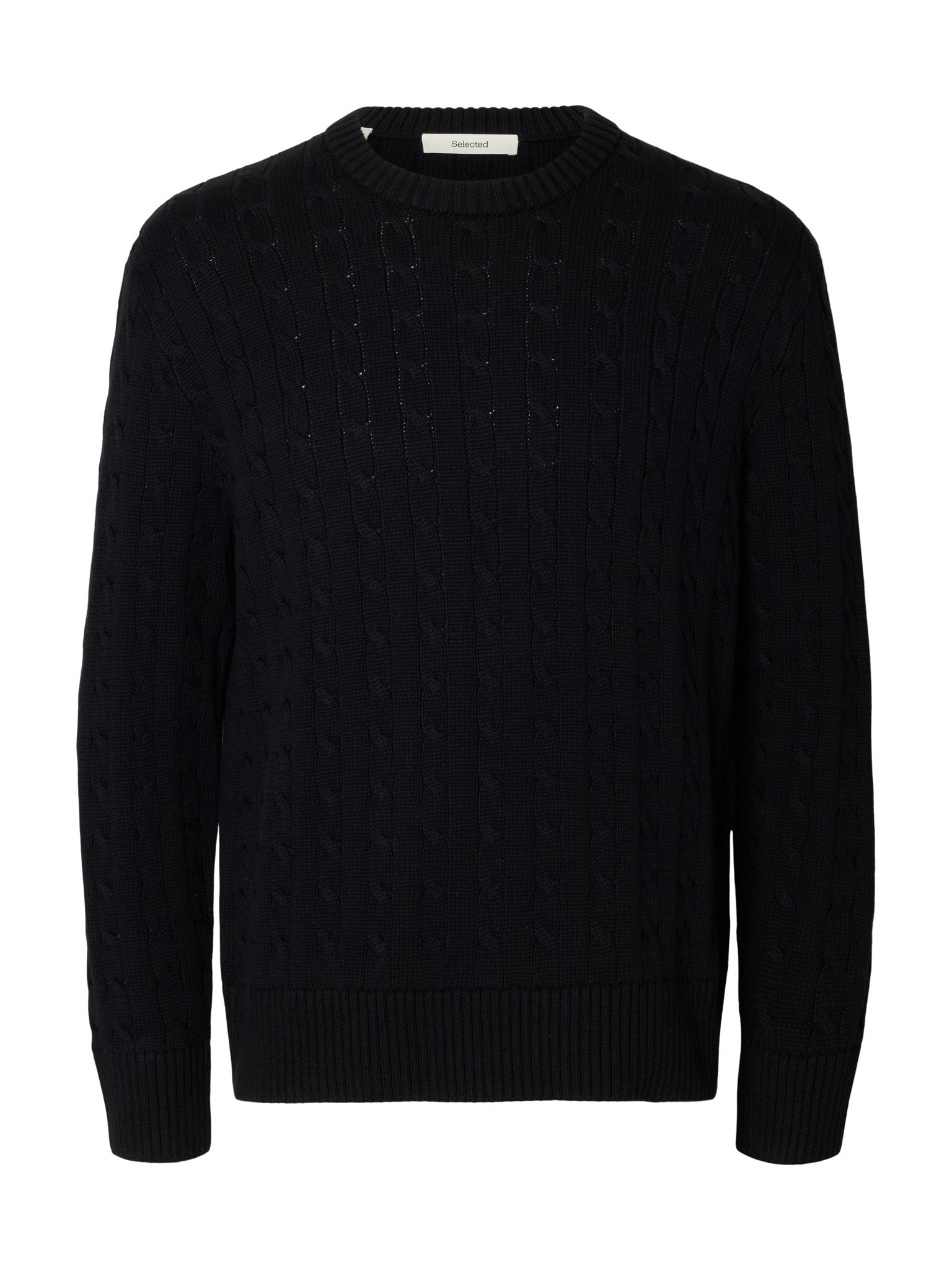 Selected homme Herren Pullover Black