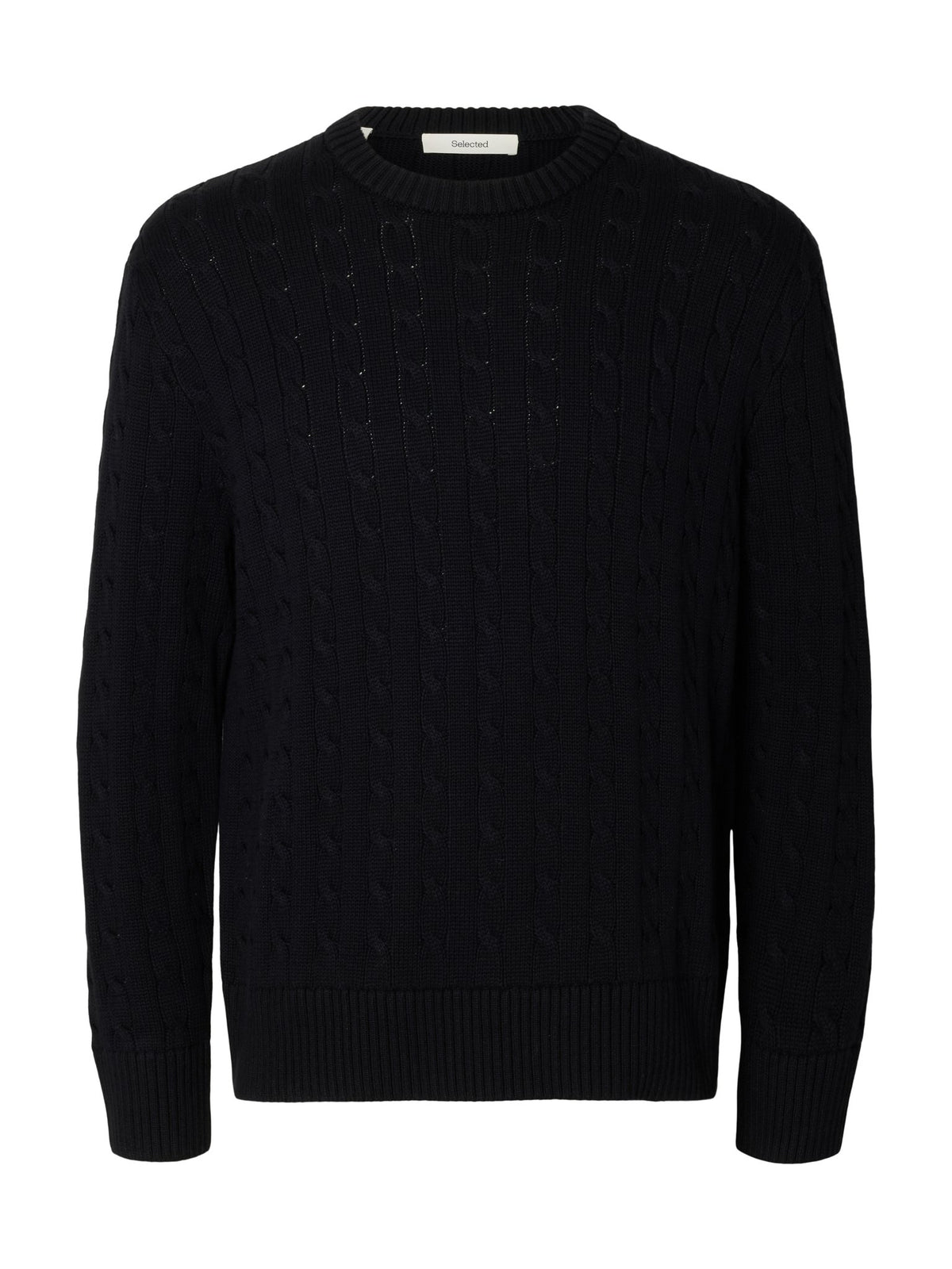 Selected homme Herren Pullover  Black