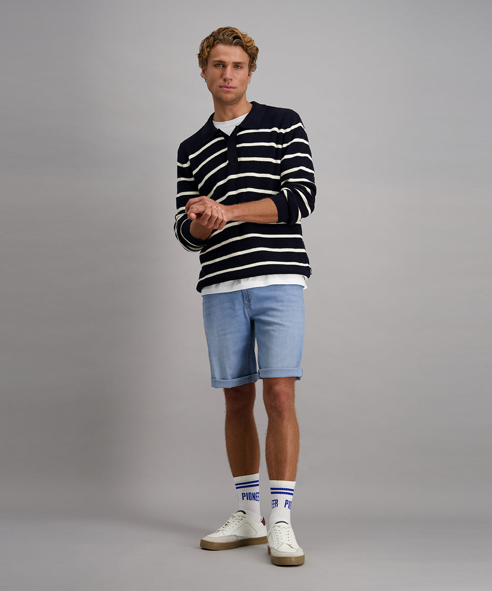 Pioneer Herren Shorts  Light Blue
