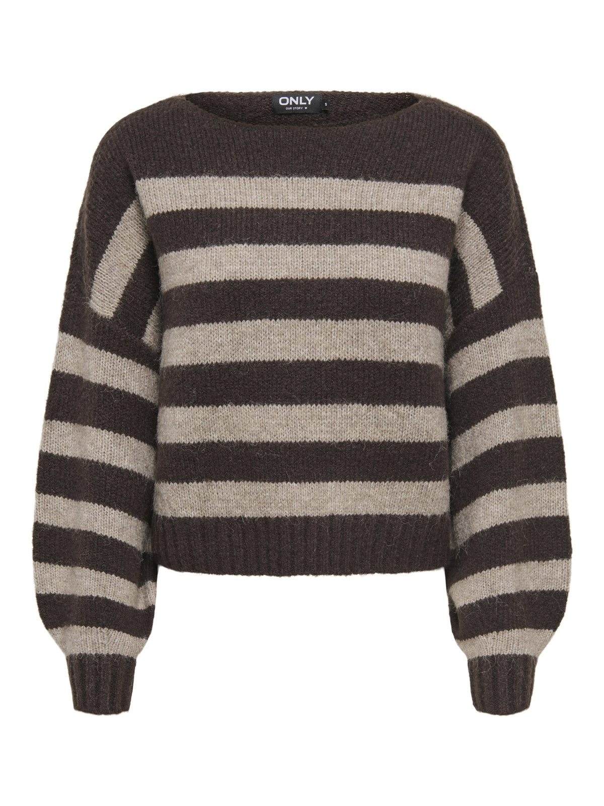 Only Damen Pullover Seal Brown/Fung