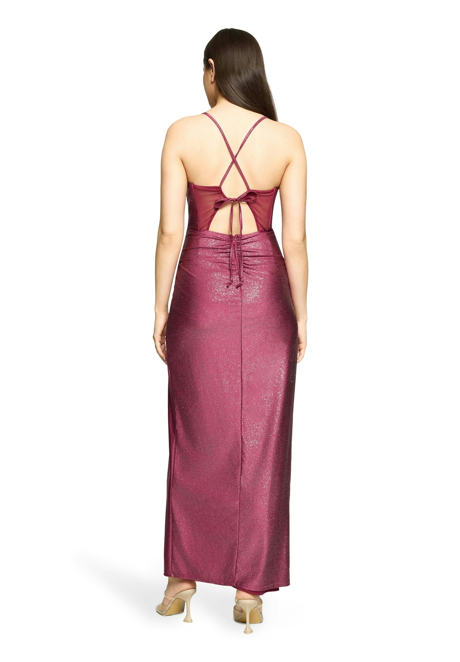 Vera Mont Damen Kleider Red/Grey