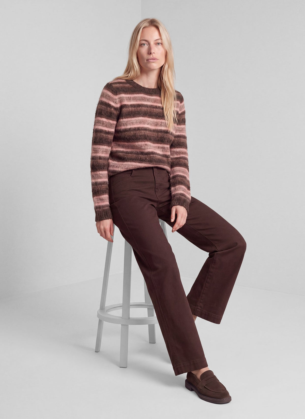 Rabe Damen Pullover Mokka