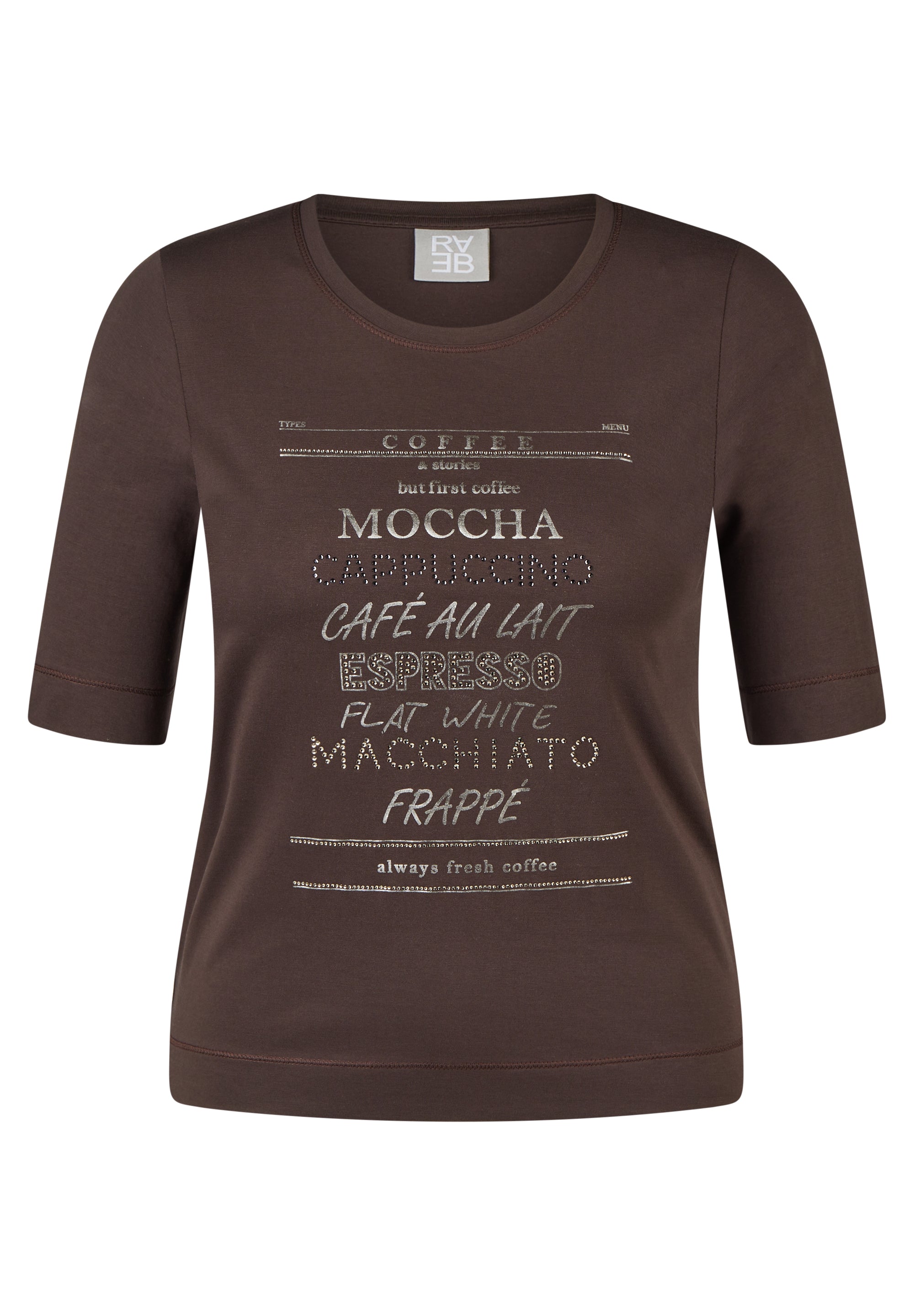 Rabe Damen T-Shirts Mokka