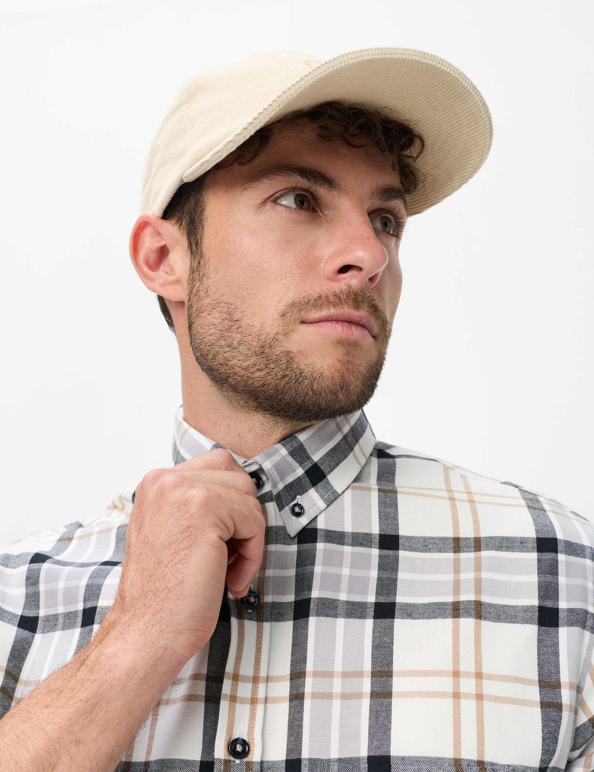 Brax Herren Hemden  Chalk White