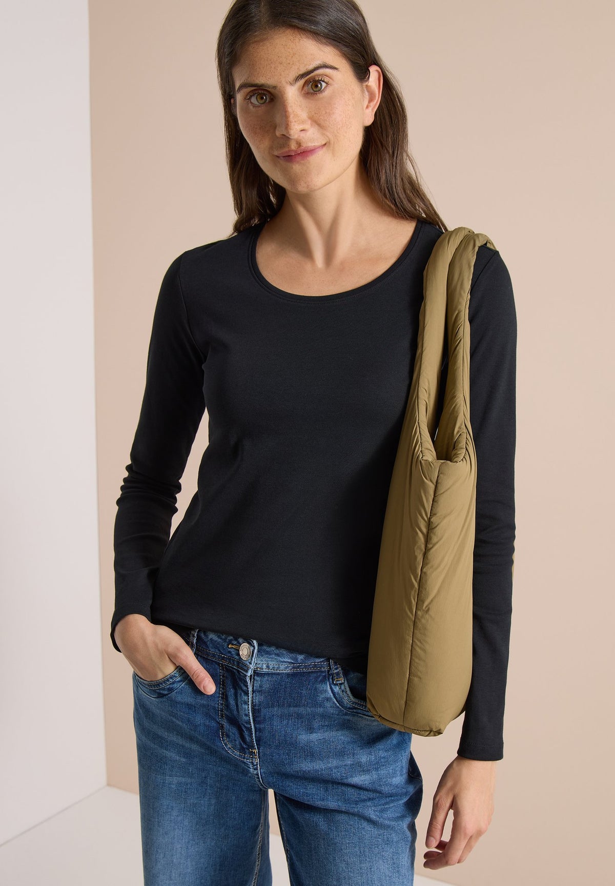 Cecil Damen T-Shirts  Black