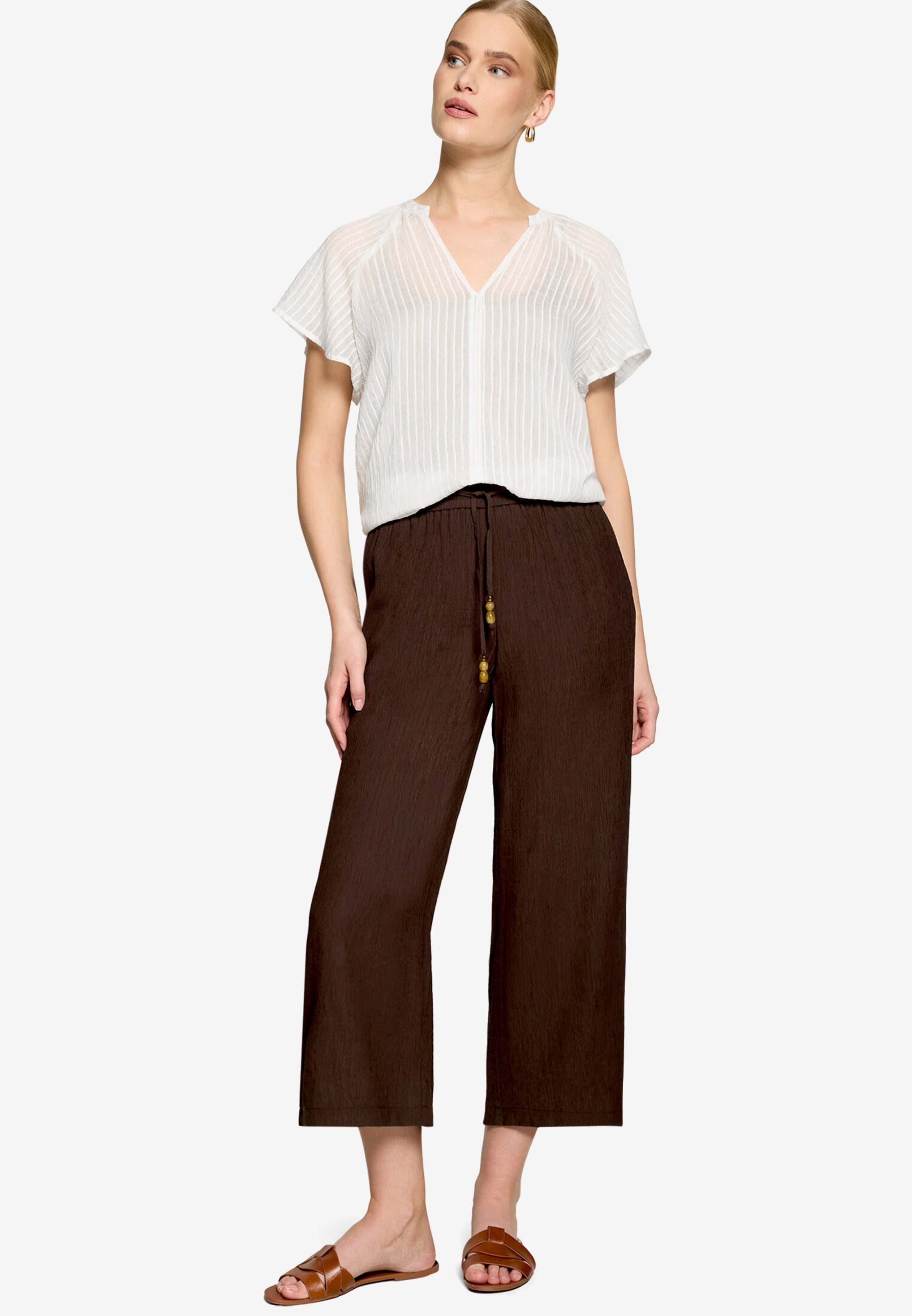 Zero Damen Blusen Offwhite