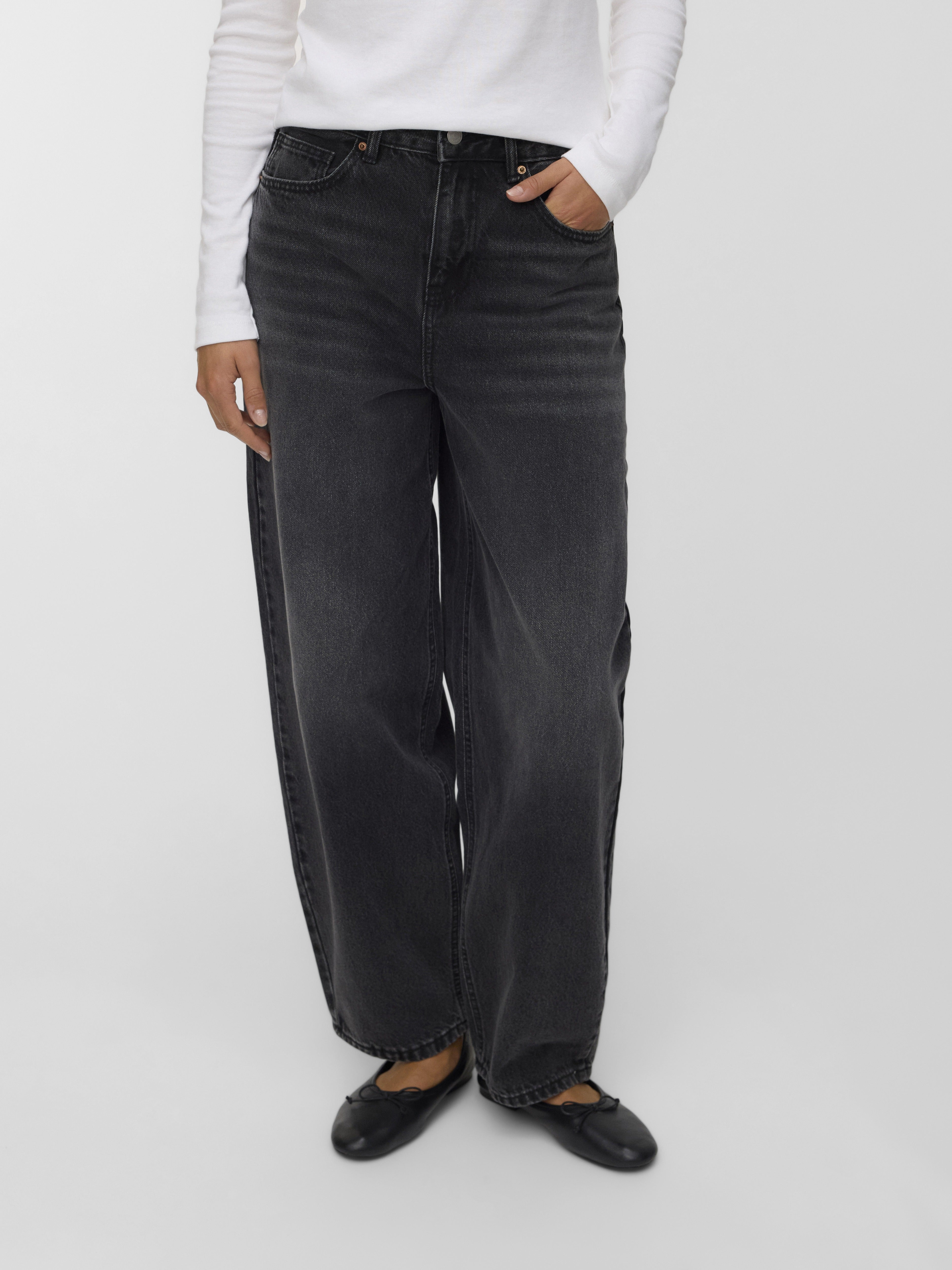Vero Moda Damen Jeans Black Denim