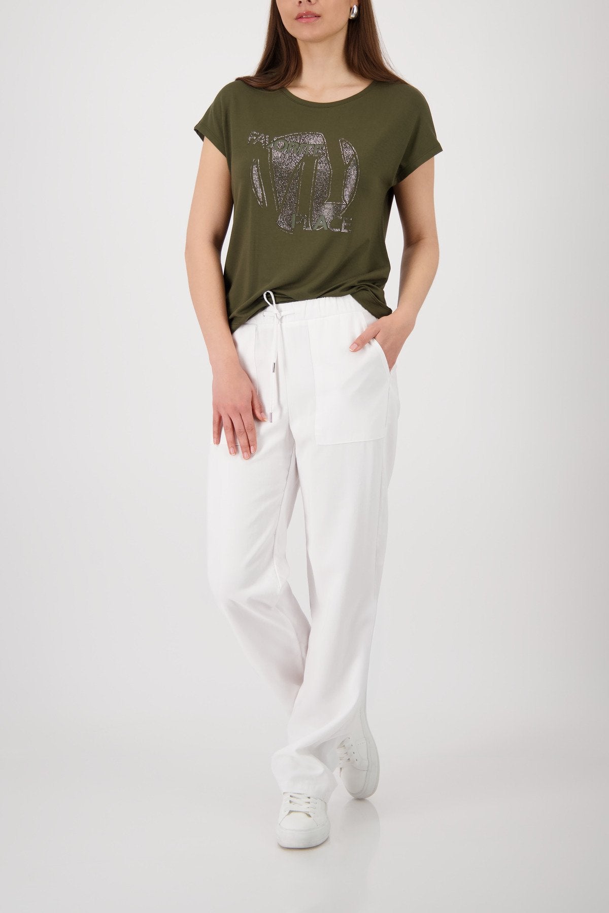 Monari Damen T-Shirts Olive