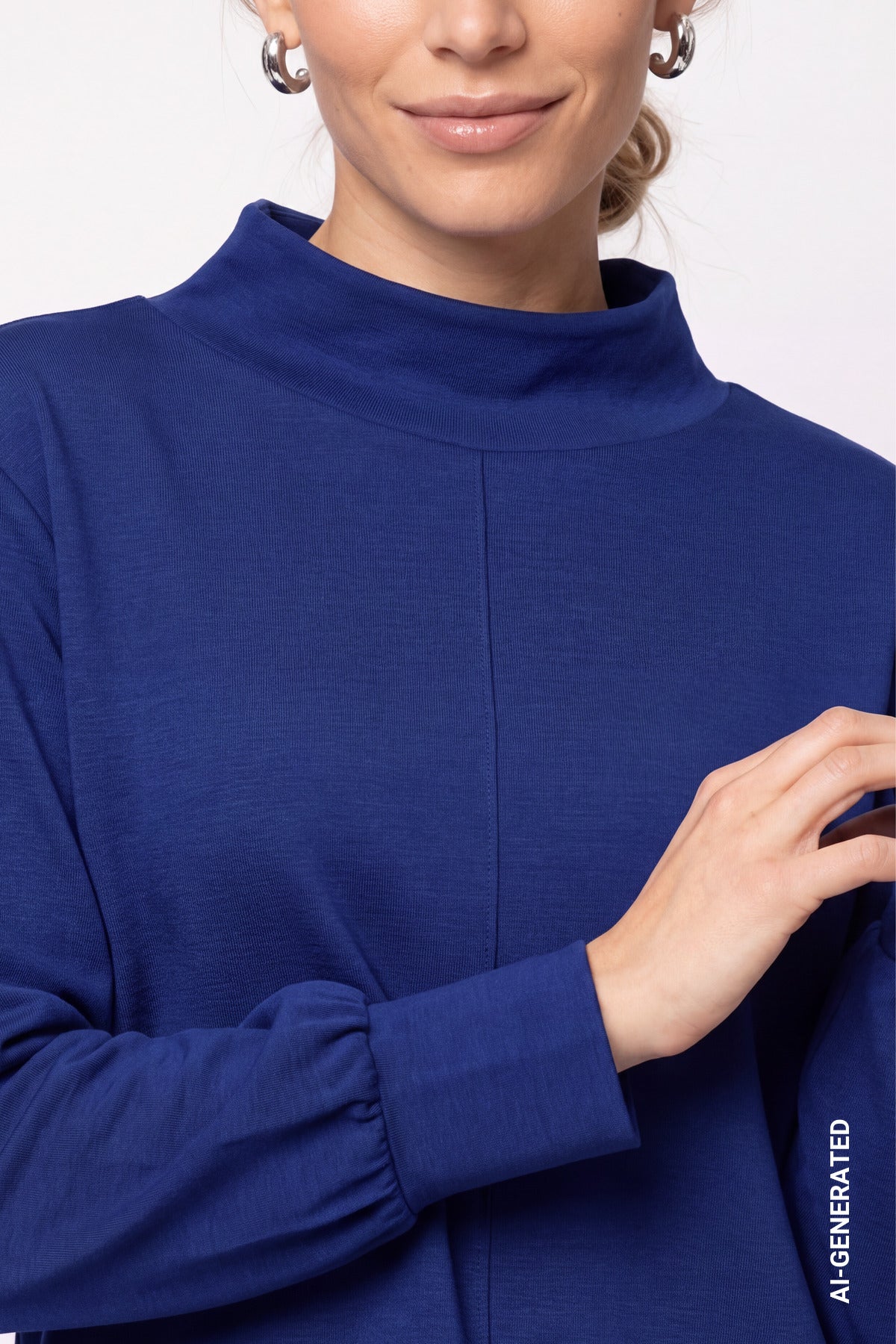 Monari Damen T-Shirts  Classic Nav