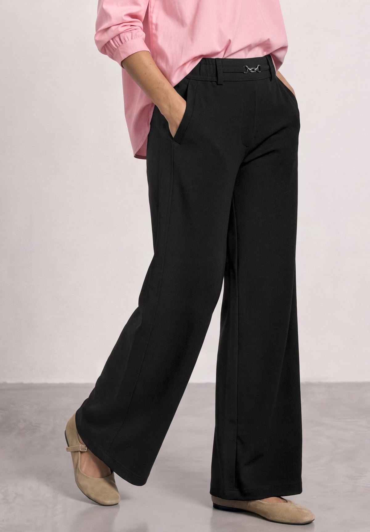 Street One Damen Hosen  Black