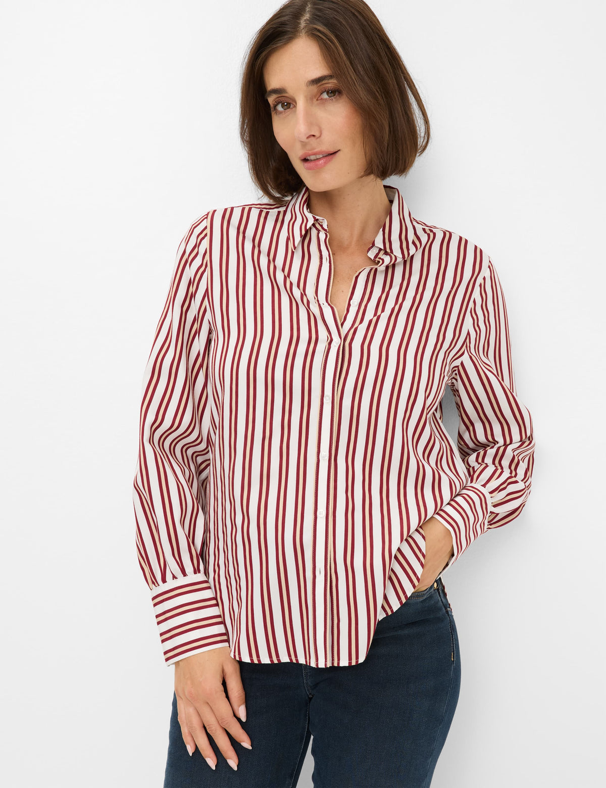 Brax Damen Blusen Mulberry