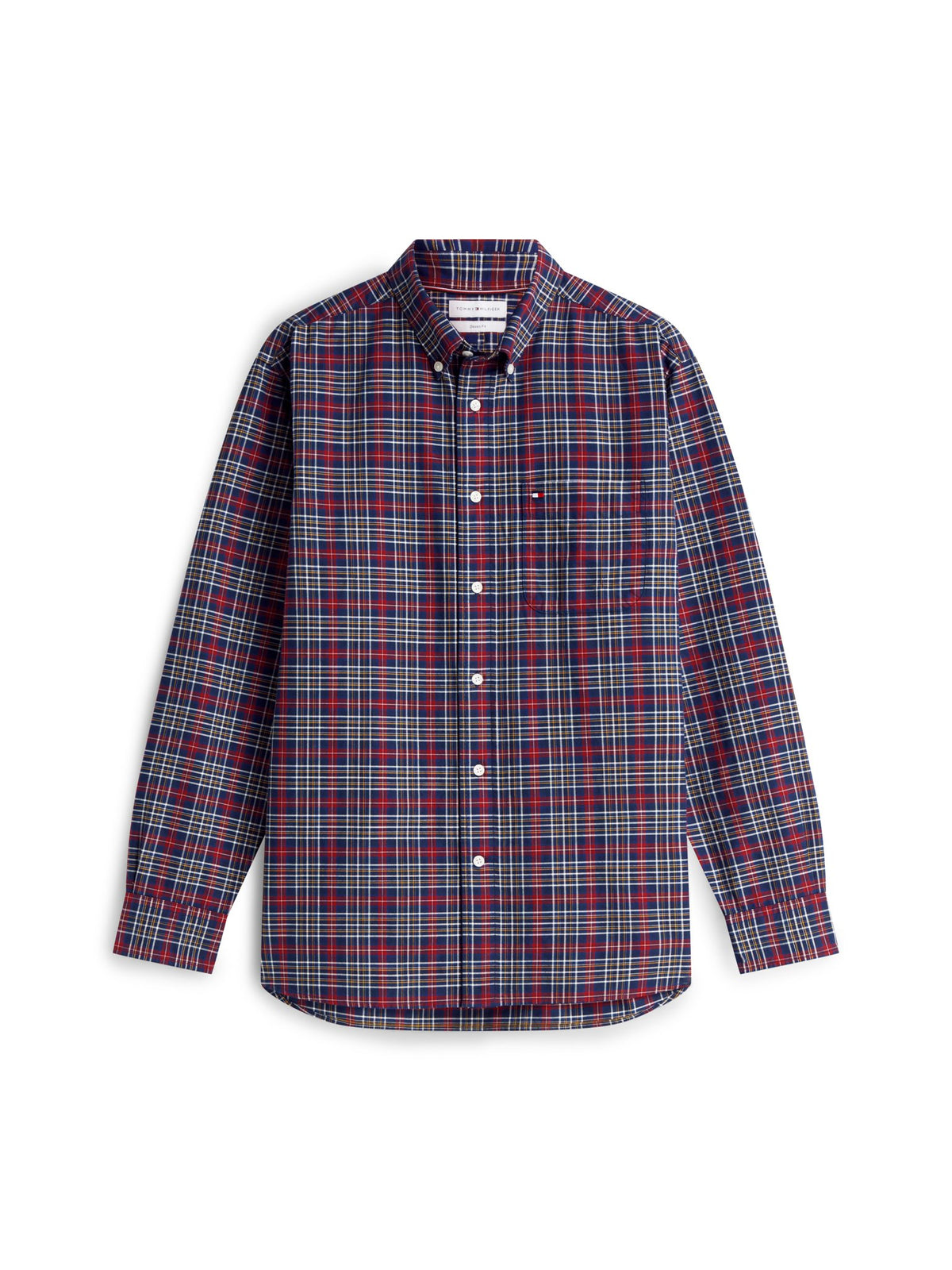 Tommy Hilfiger Herren Hemden Ms Blue