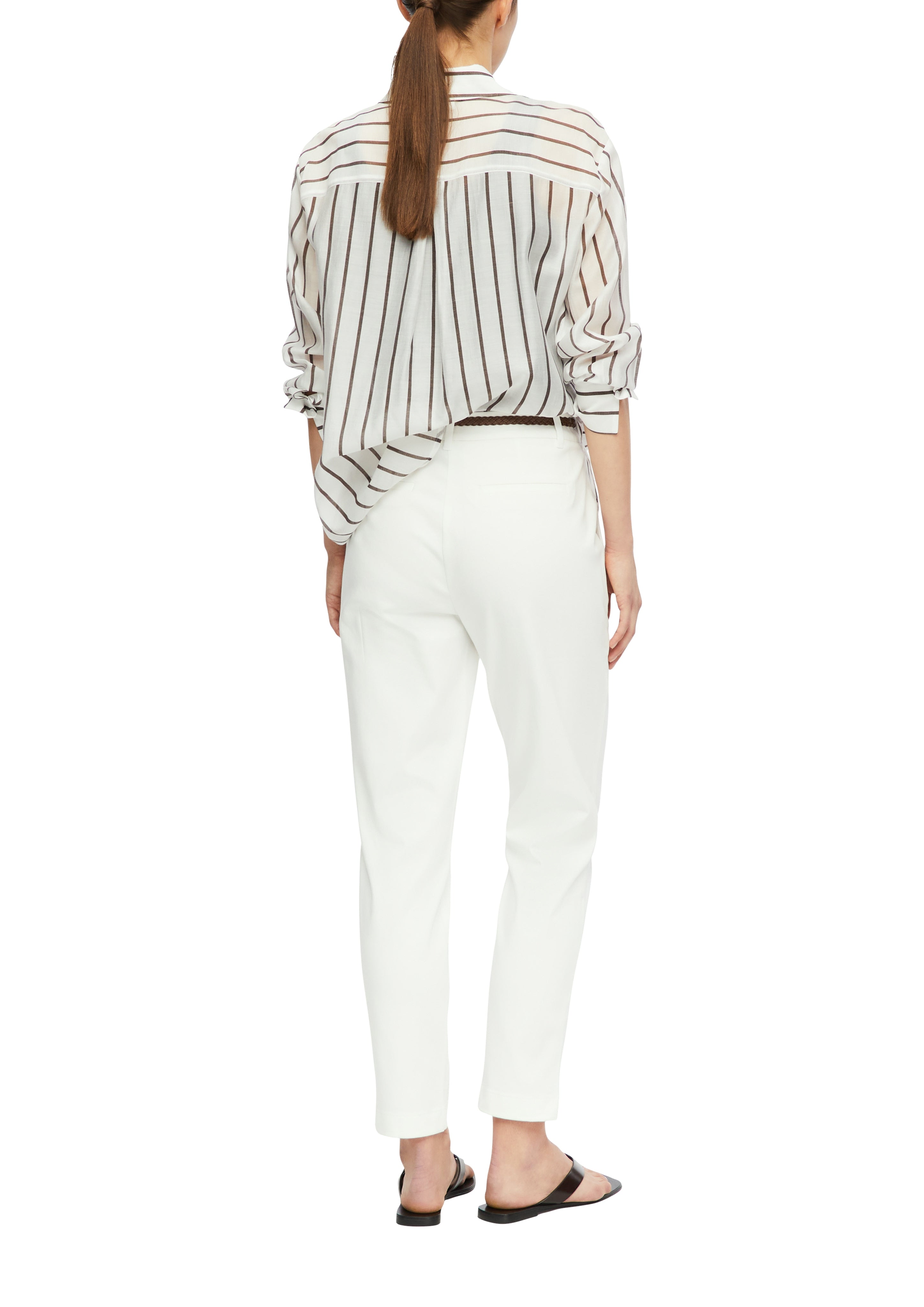 Comma Damen Hosen White