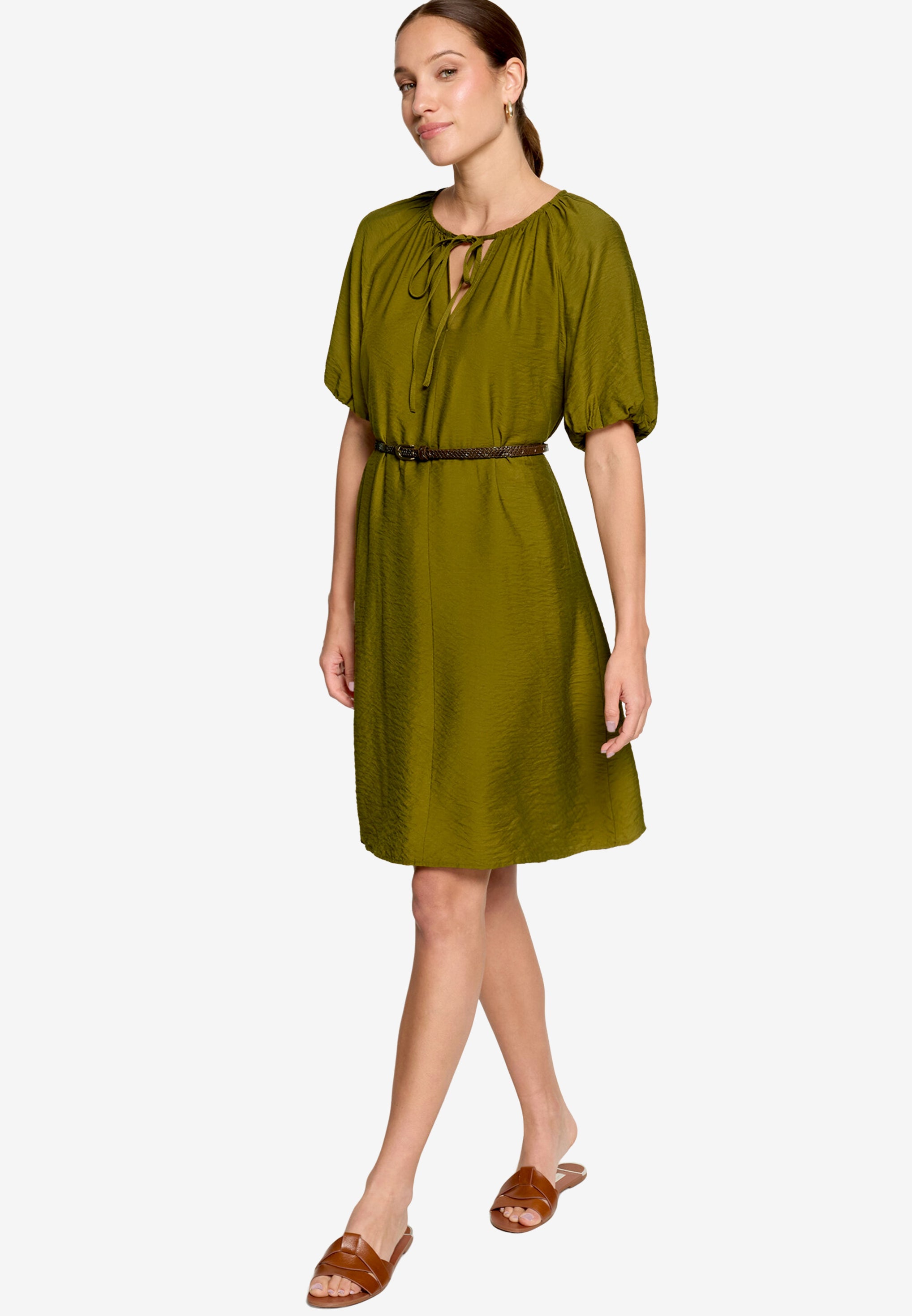 Zero Damen Kleider Fir Green