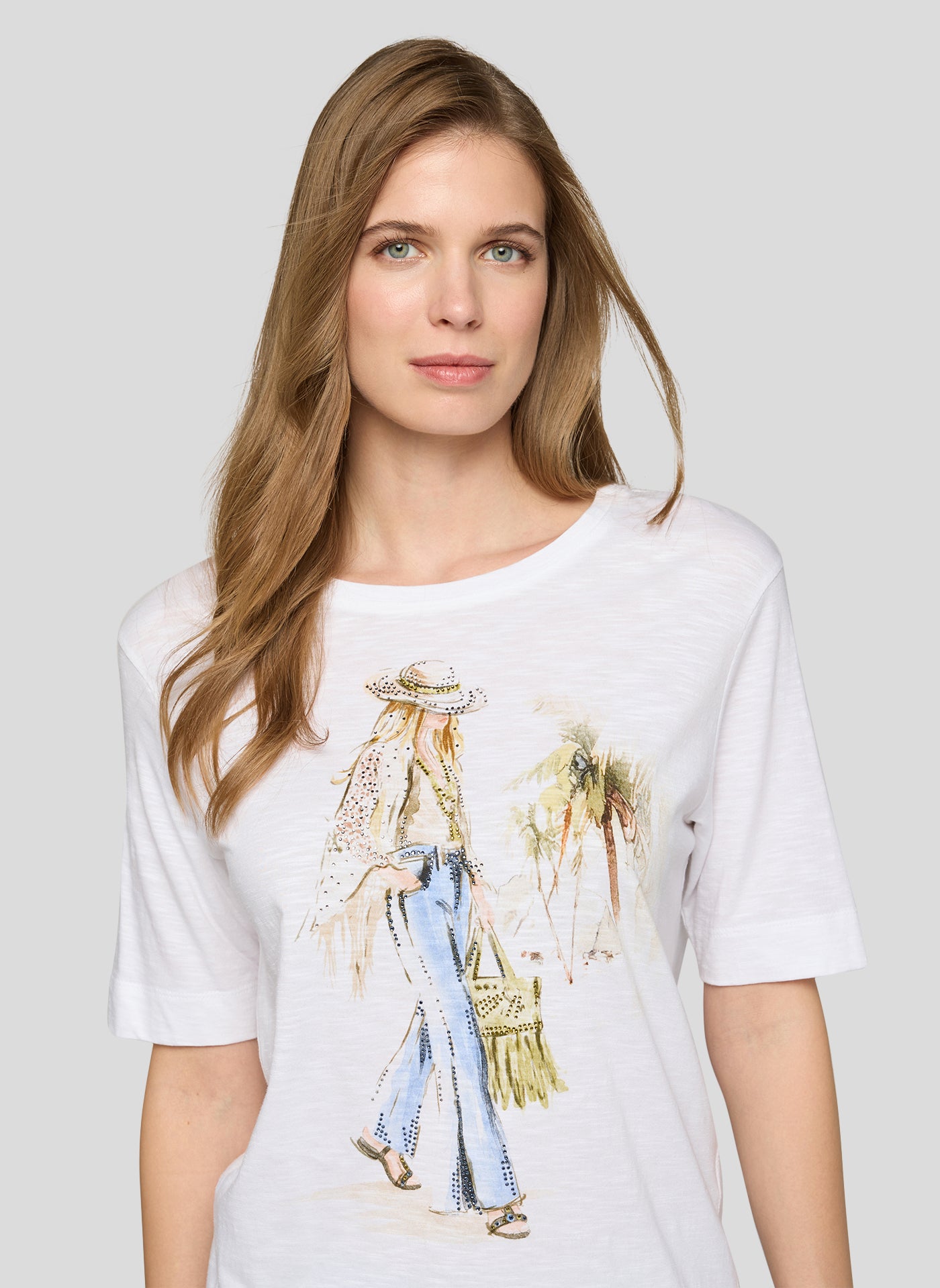 Rabe Damen T-Shirts Weiss