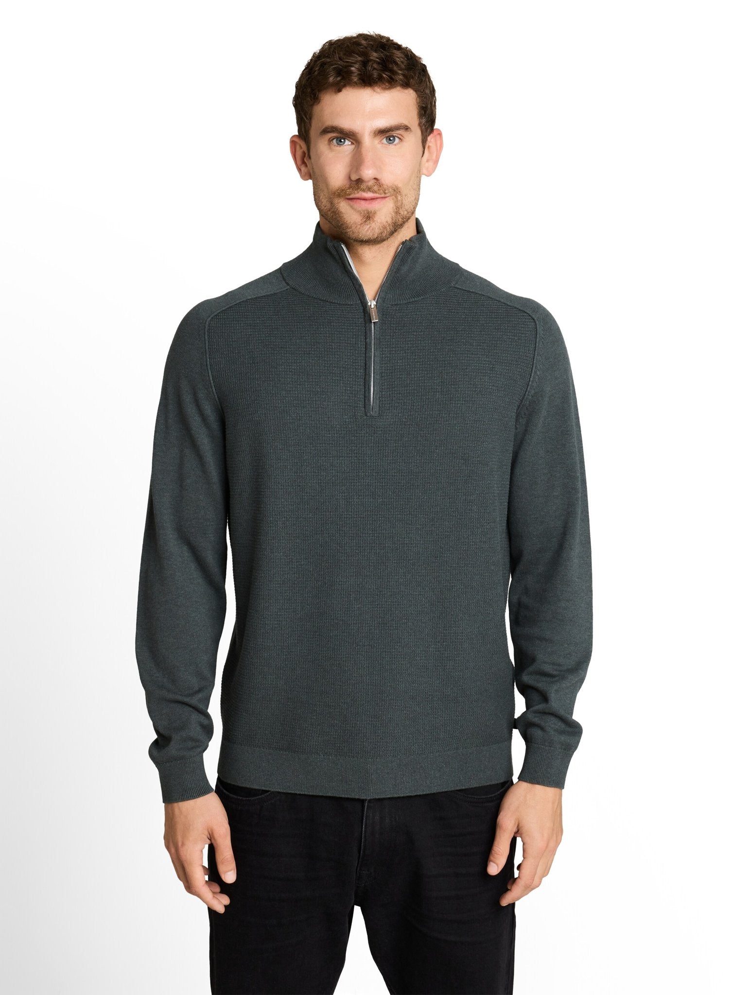 Tom Tailor Herren Pullover Darkest Olive M