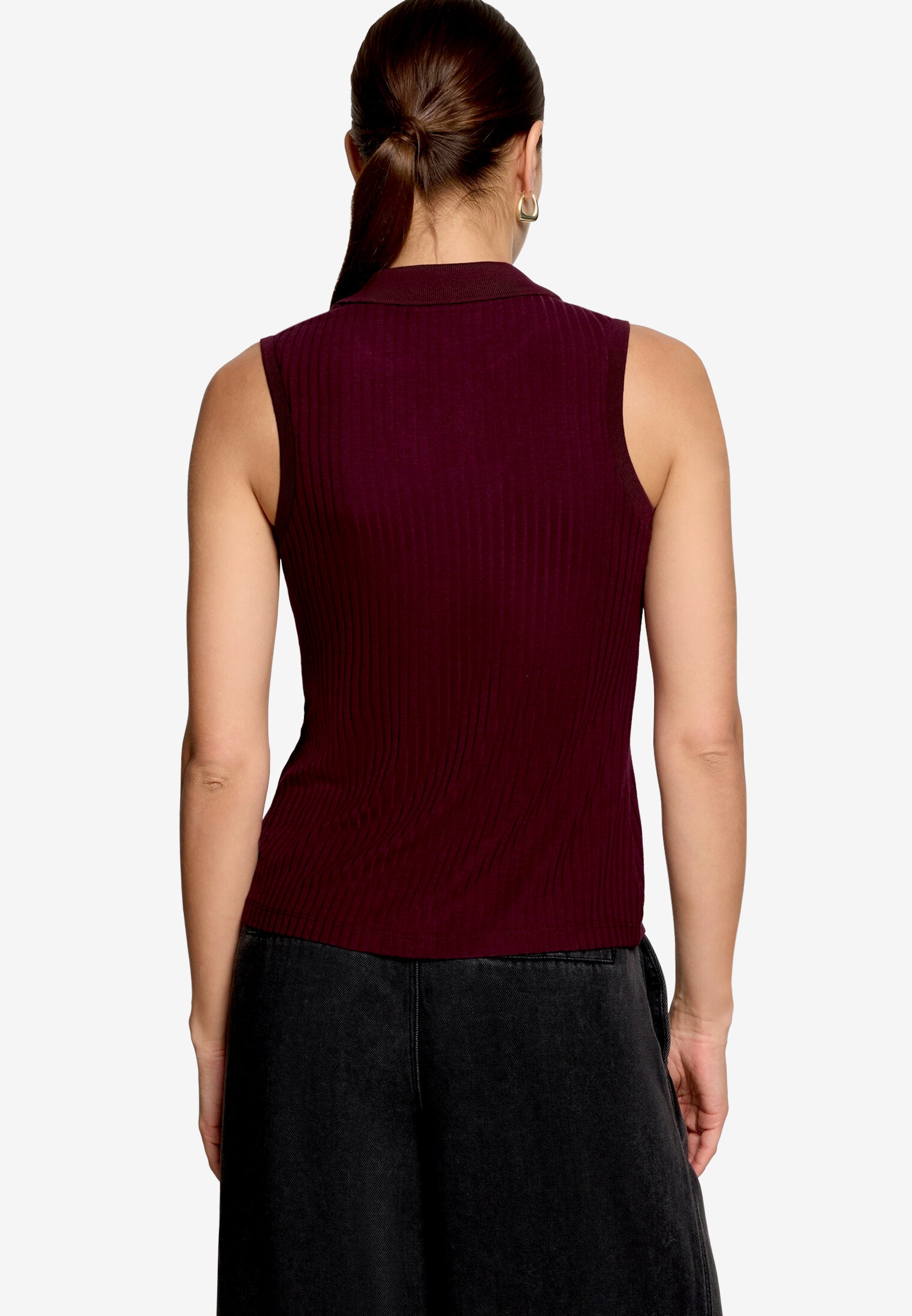 Zero Damen Tops Dark Aubergine