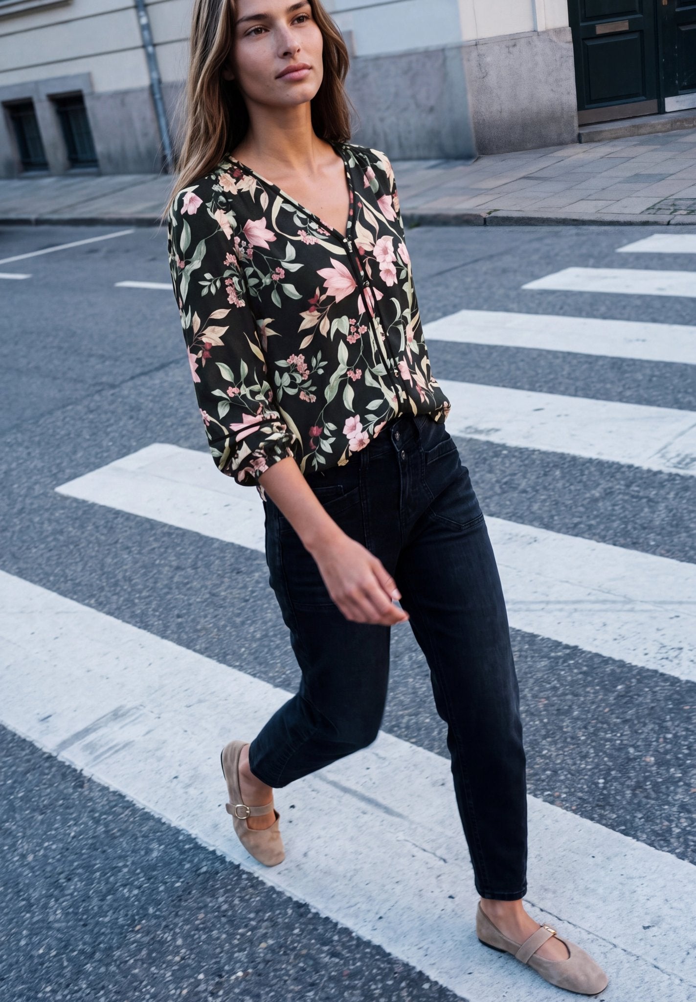 Street One Studio Damen Blusen Inked Gre