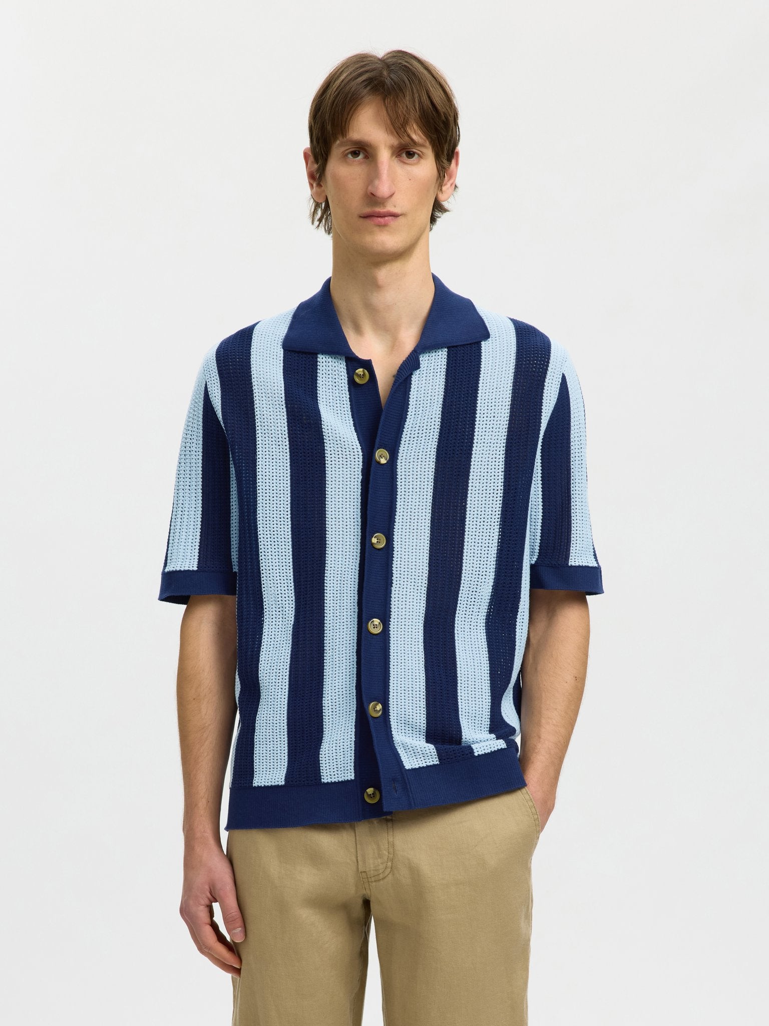 Selected homme Herren Strickjacken  Ocean