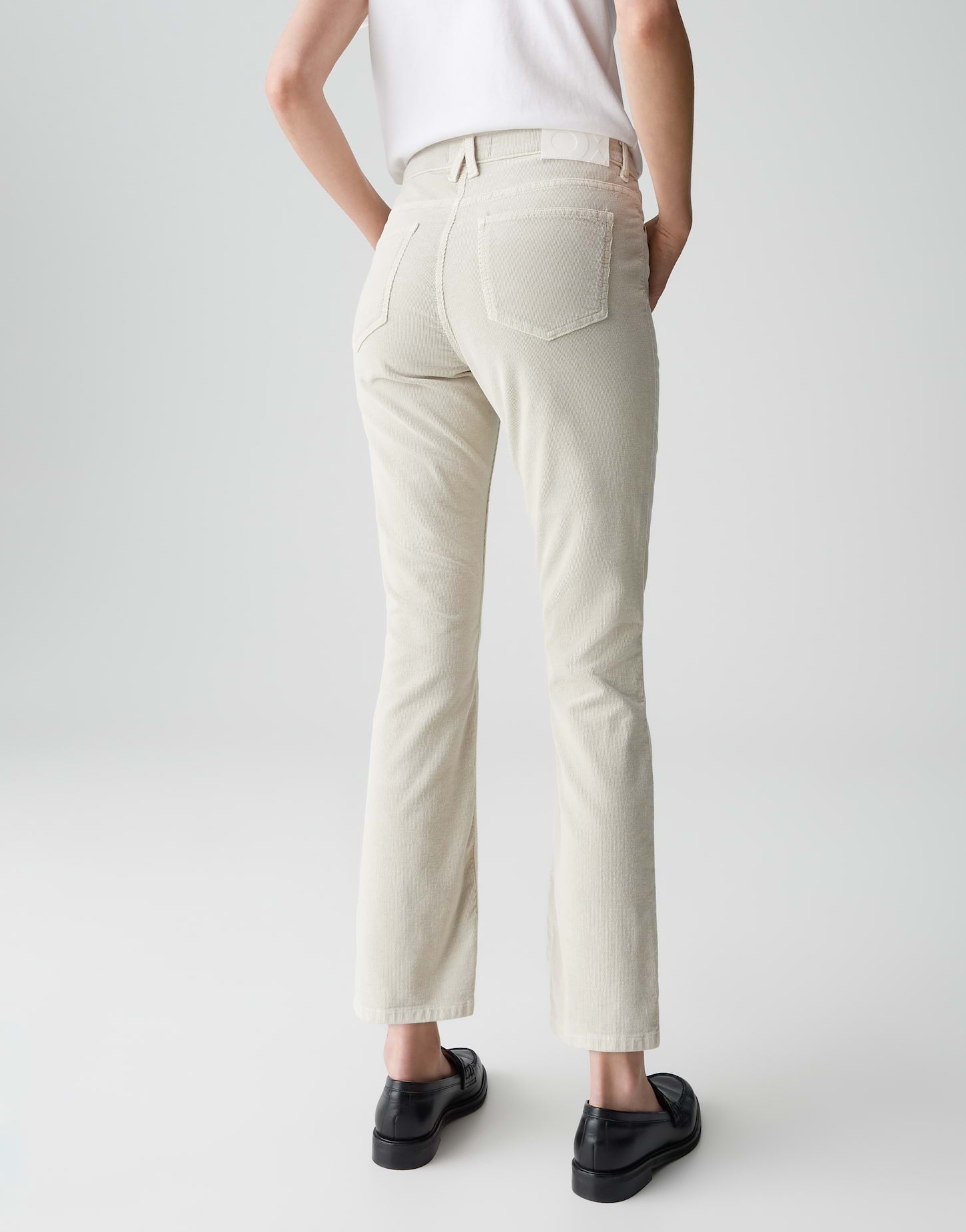 Opus Pants Damen Hosen Macadamia