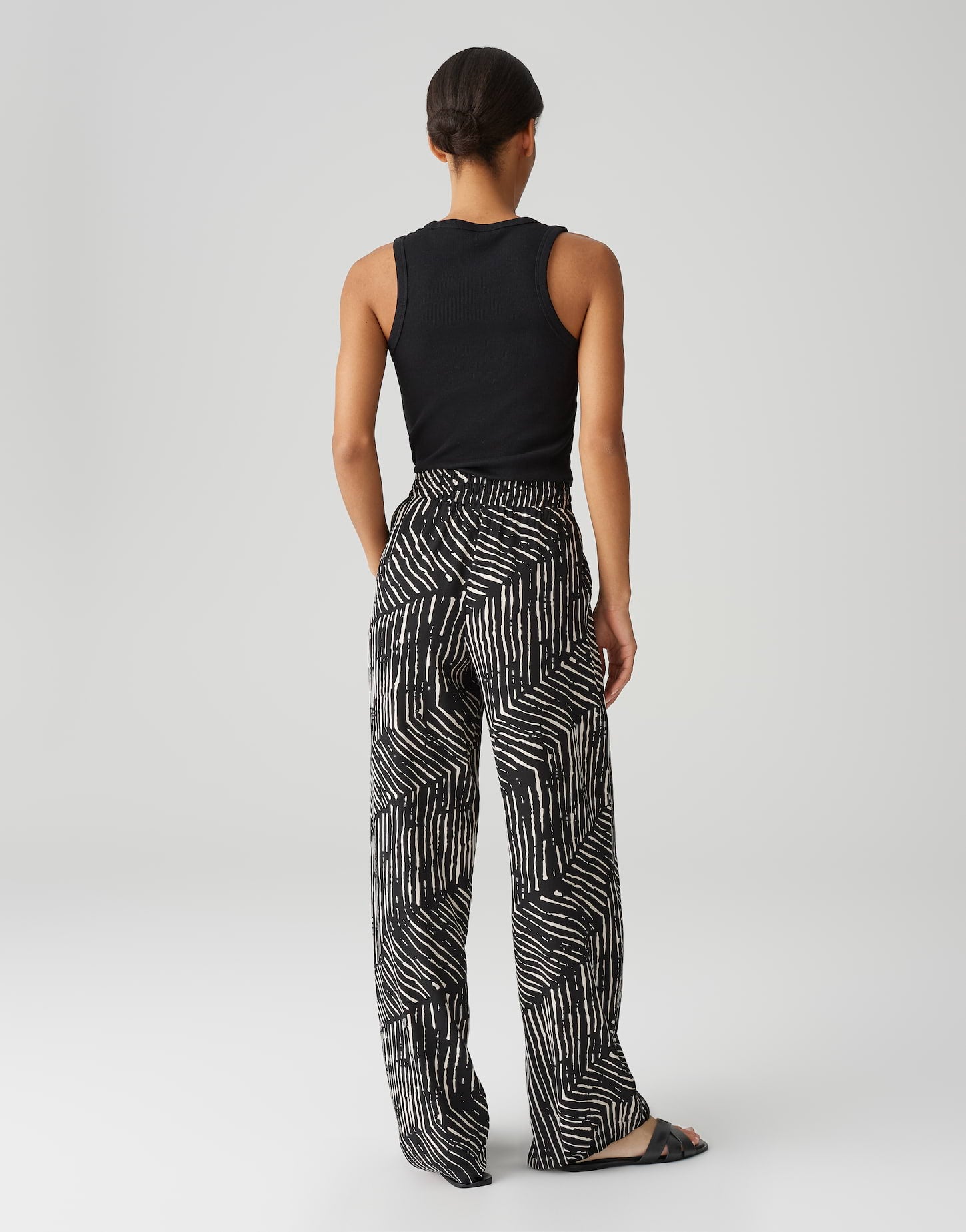 Opus Damen Hosen Black