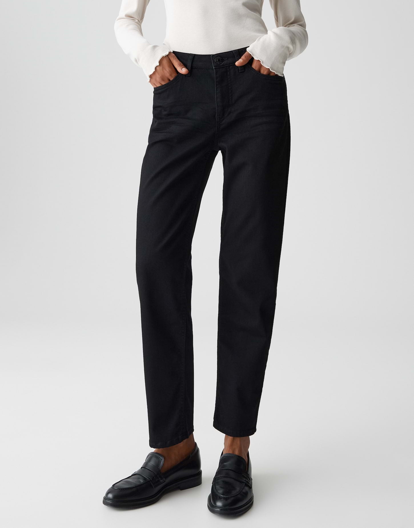 Opus Damen Jeans Black