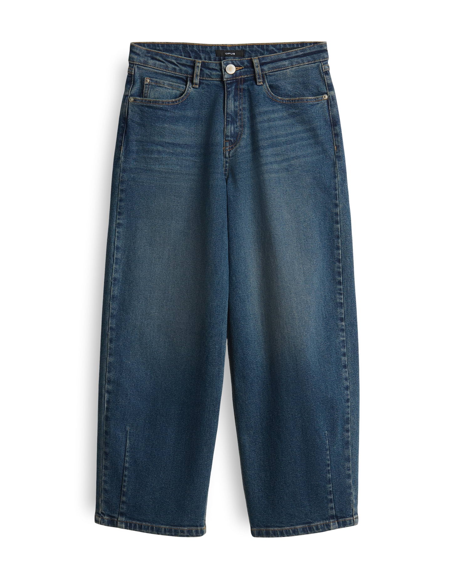 Opus Damen Jeans Mid Retro Blue