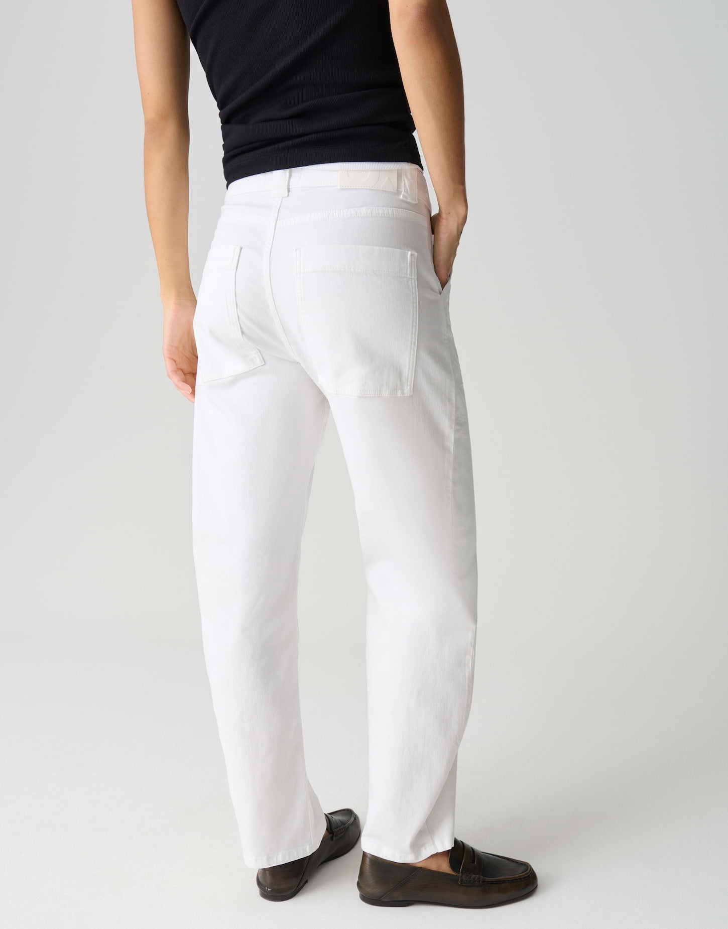 Opus Pants Damen Jeans  White