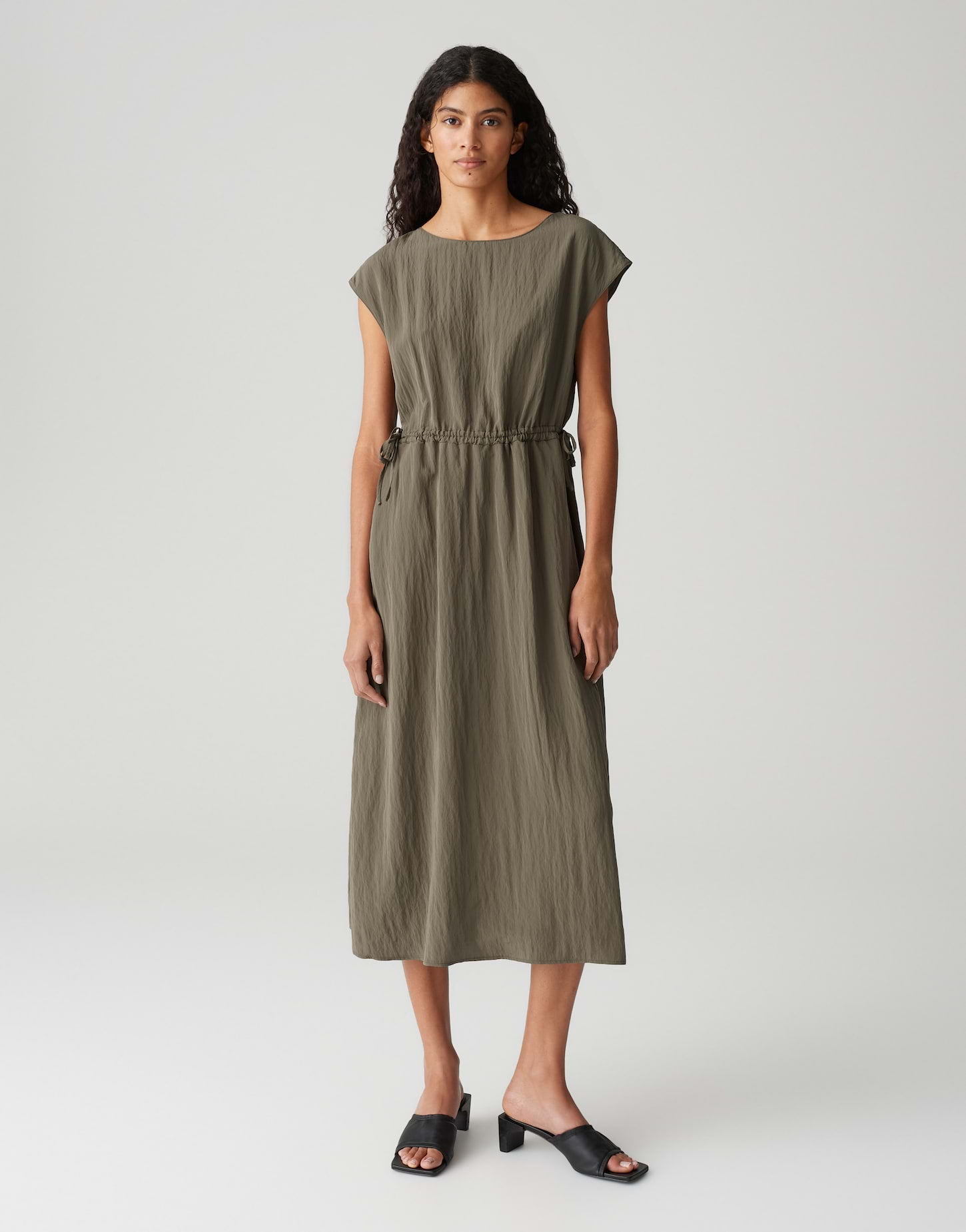 Opus Damen Kleider Olive Leaf