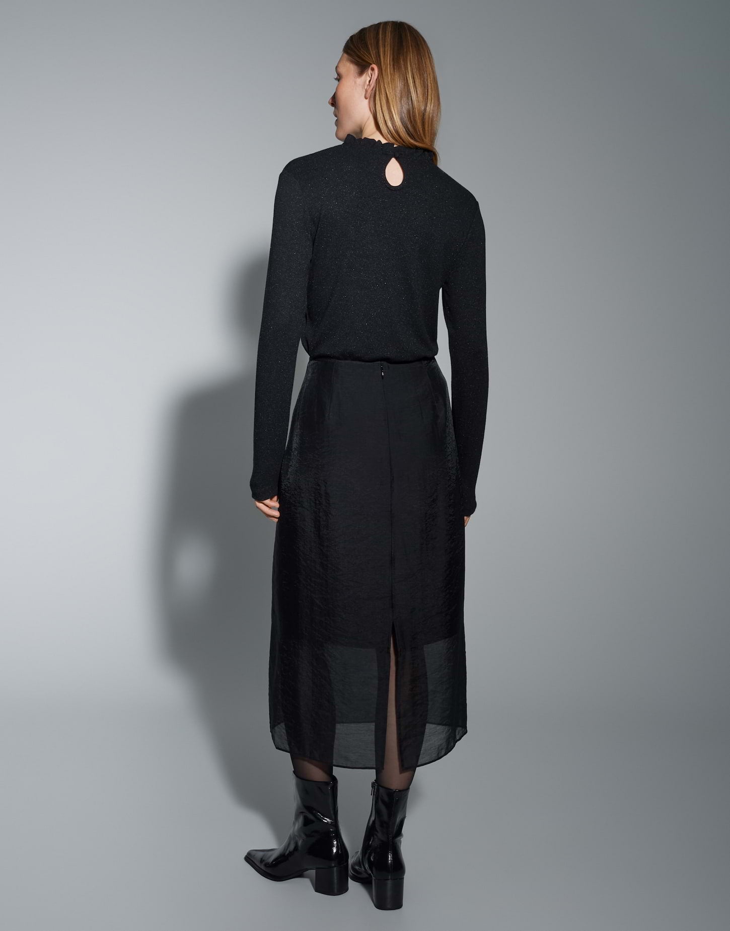 Opus Damen Rock Black