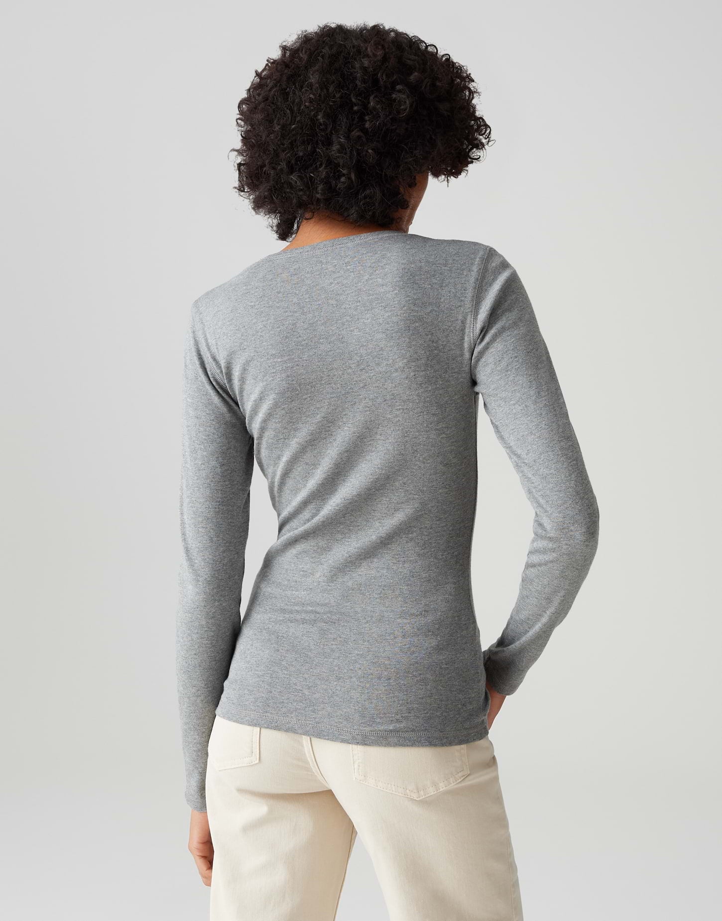 Opus Damen T-Shirts Easy Grey