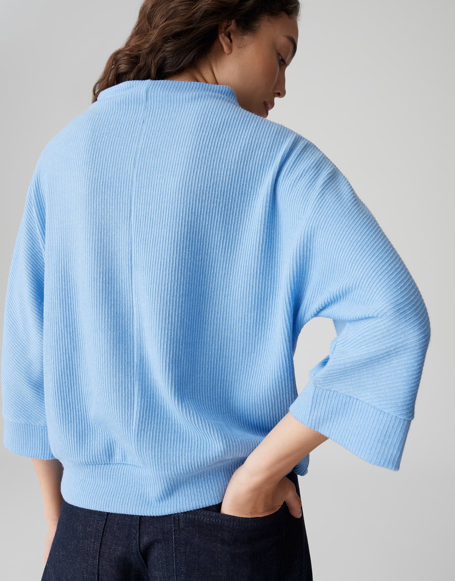 Opus Damen T-Shirts Water Blue