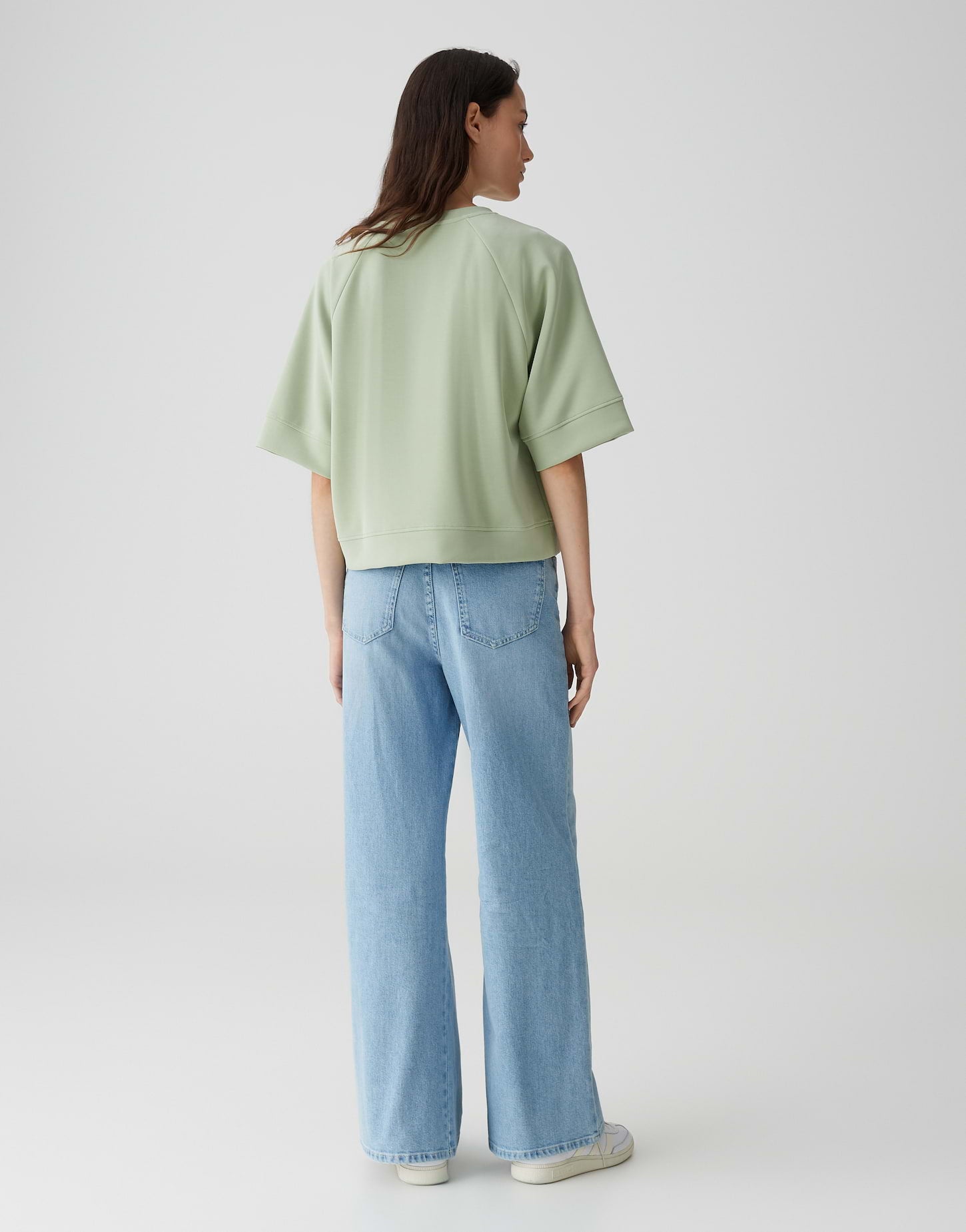 Opus Damen Sweatshirts Green Glow