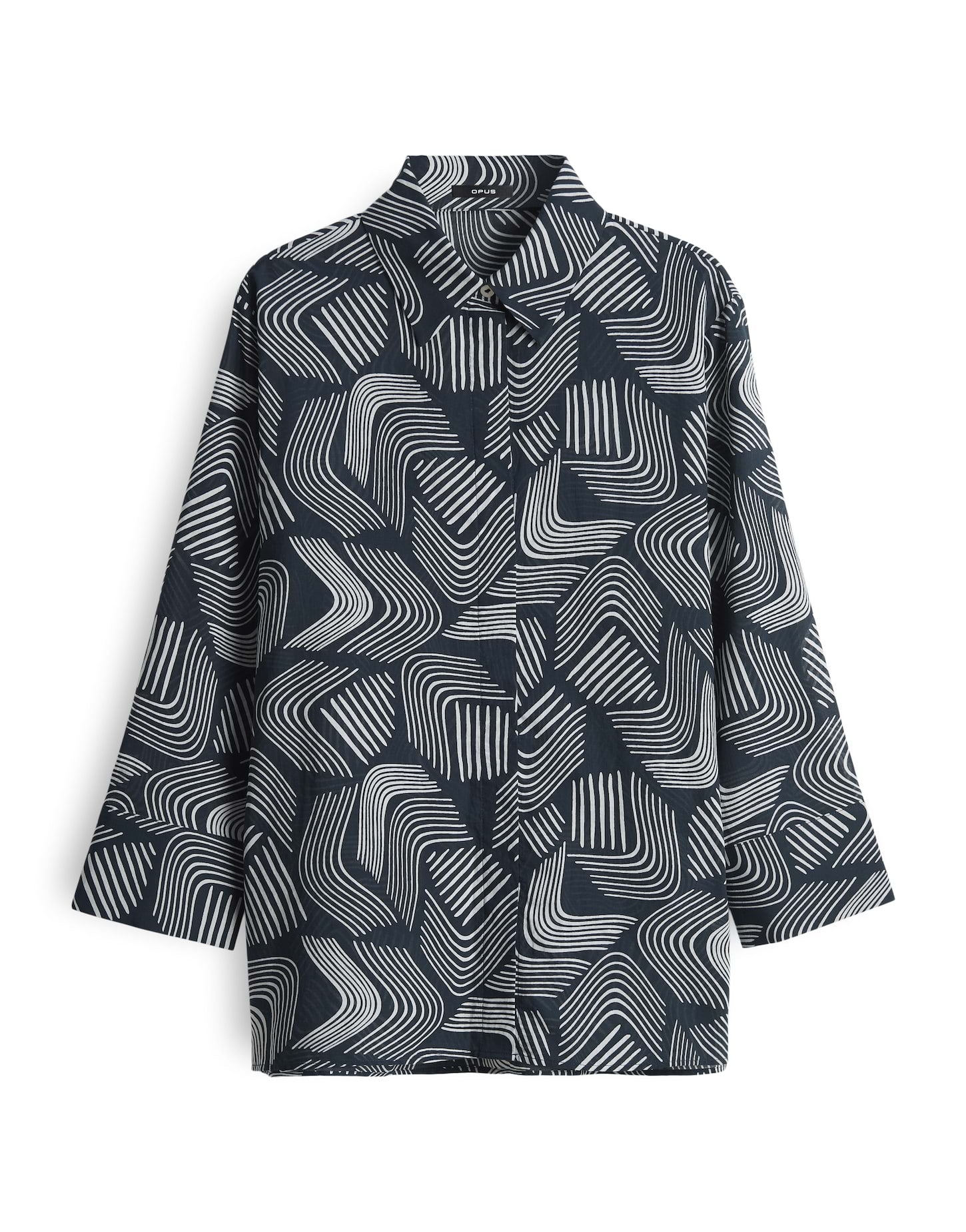 Opus Damen Blusen Coal Blue